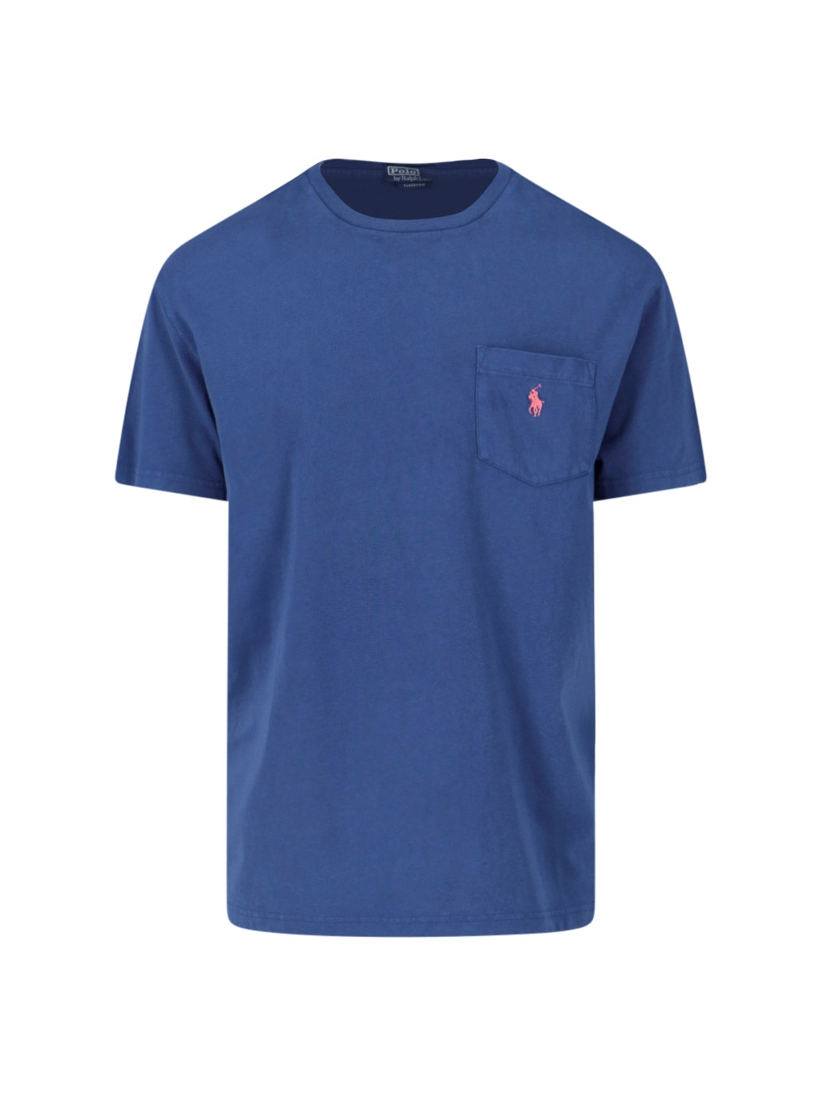 Shop Polo Ralph Lauren Logo T-shirt In Blue