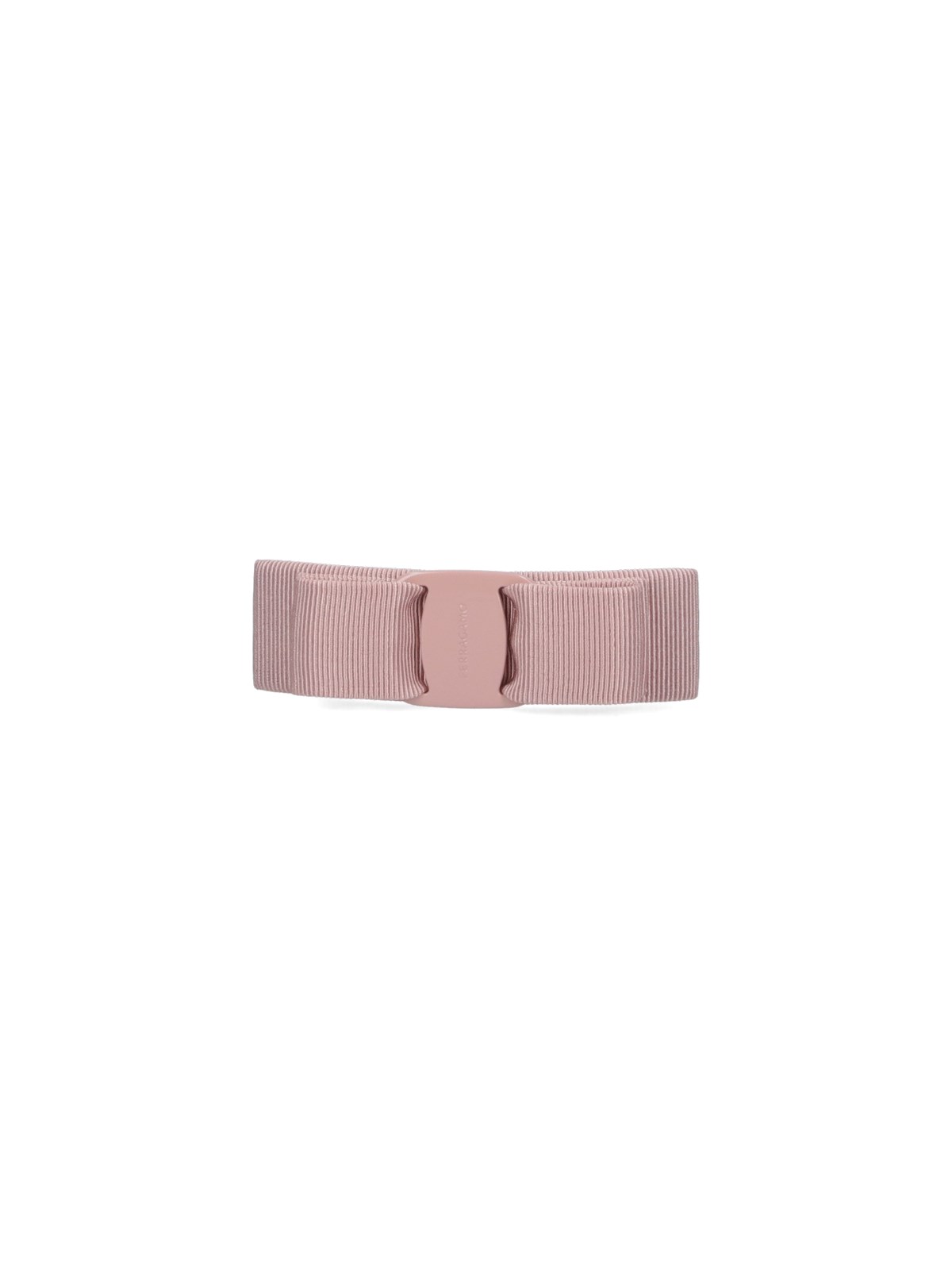 Shop Ferragamo 'vara' Bow Hairclip In Pink