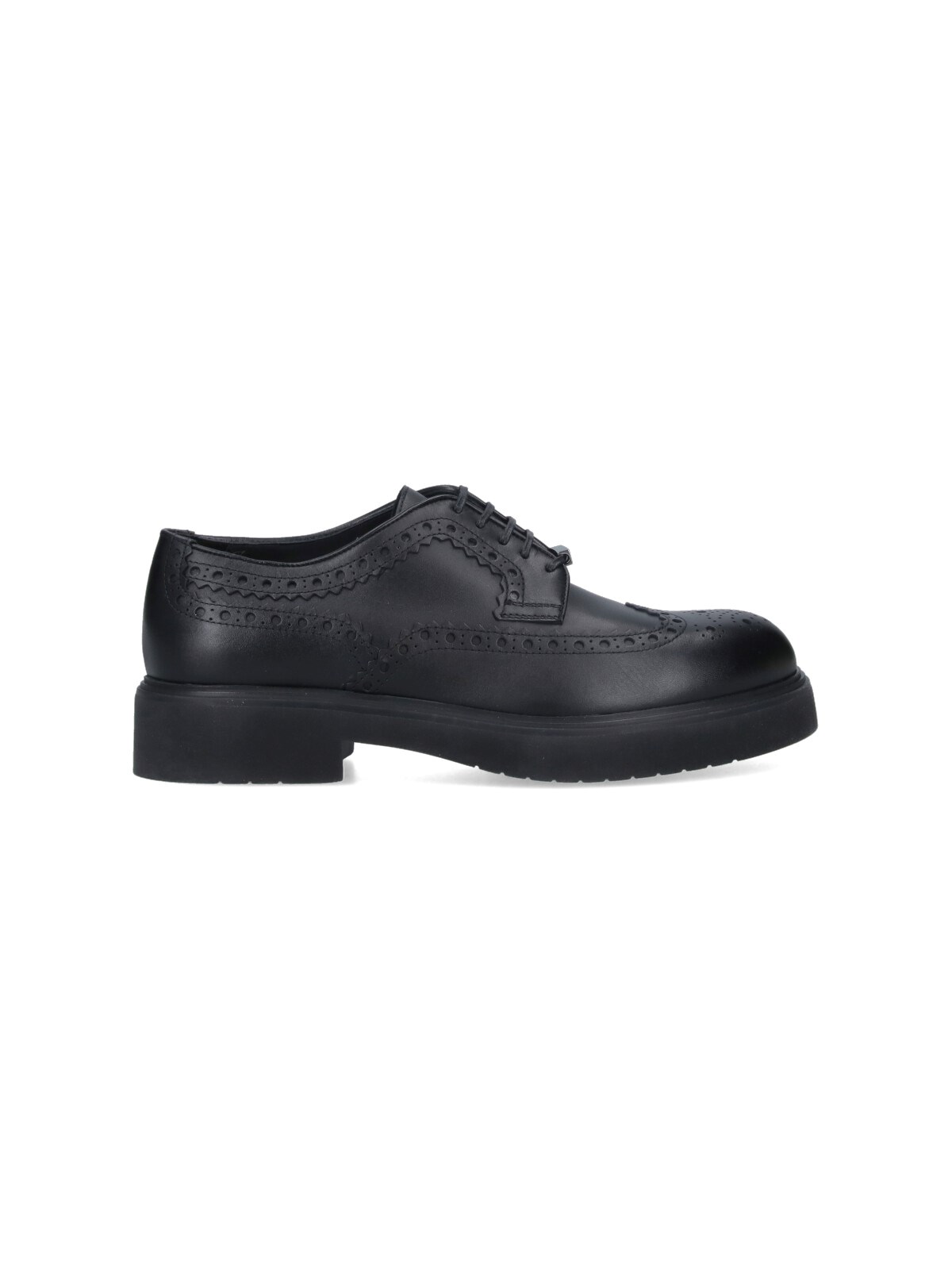 FERRAGAMO LOGO DERBY SHOES