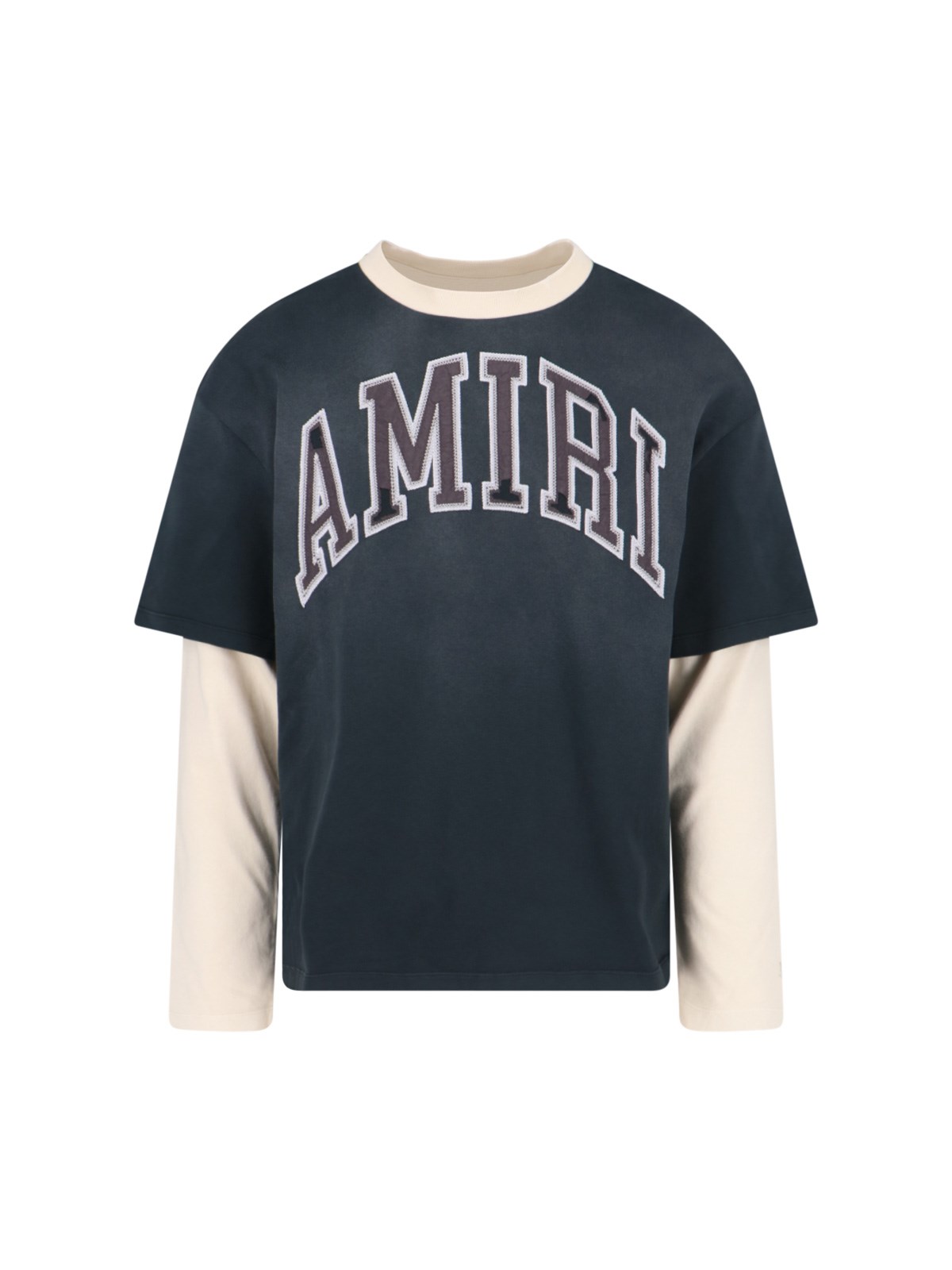 Shop Amiri Vintage 'l/s' T-shirt In Black  