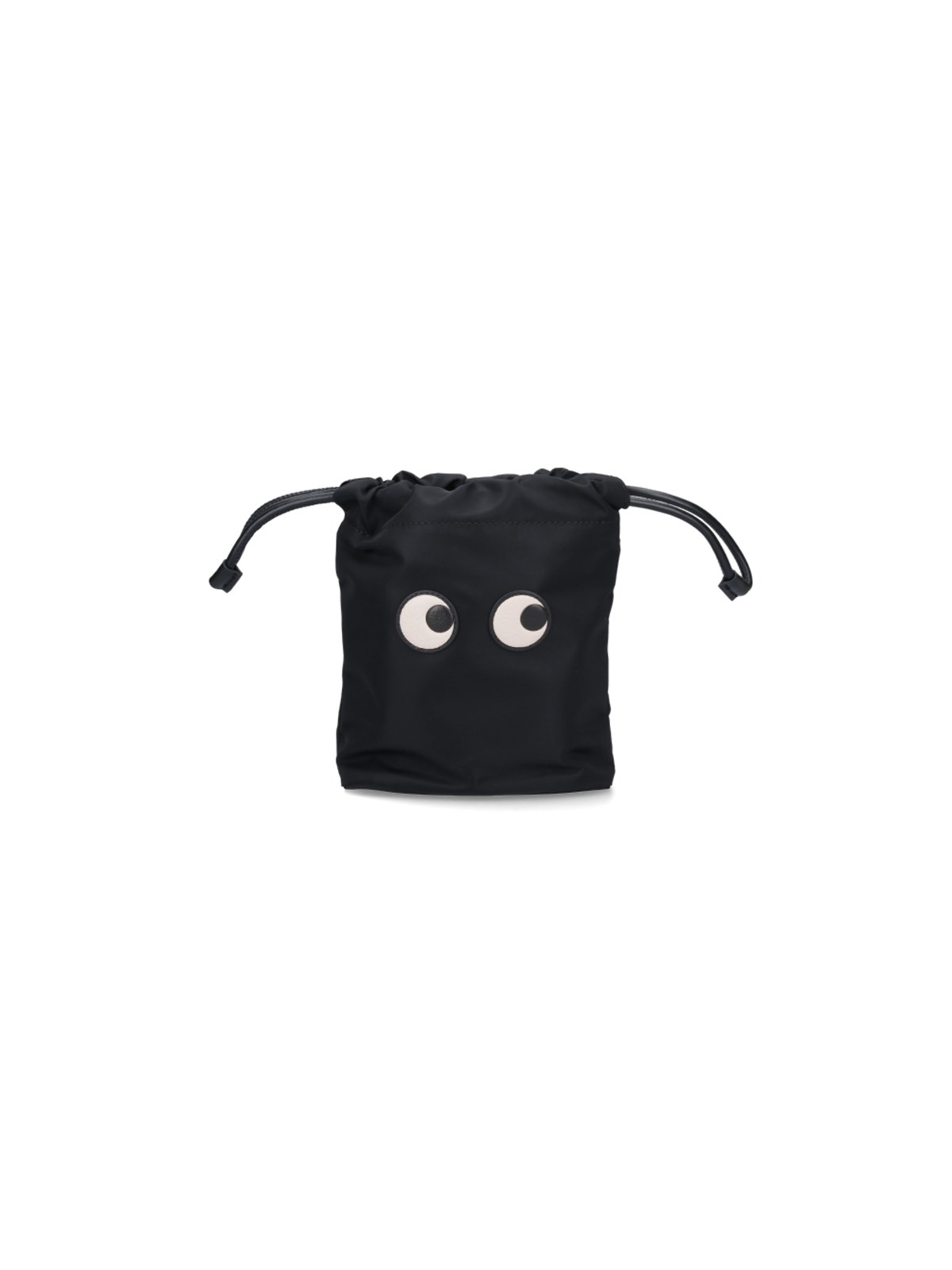 Shop Anya Hindmarch 'eyes' Bucket Pouch In Black  