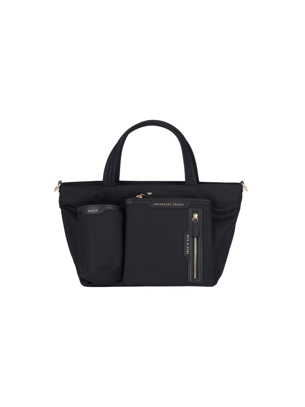 Anya Hindmarch Multi-pocket Tote Bag In Black  