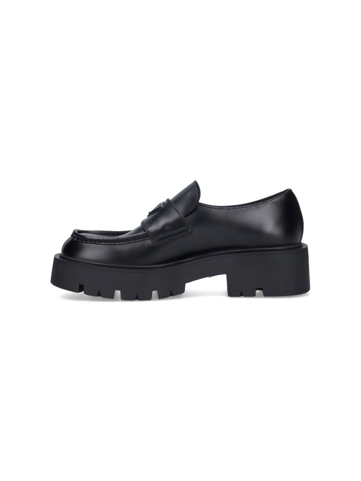 Prada Brushed leather loafers available on SUGAR - 165968