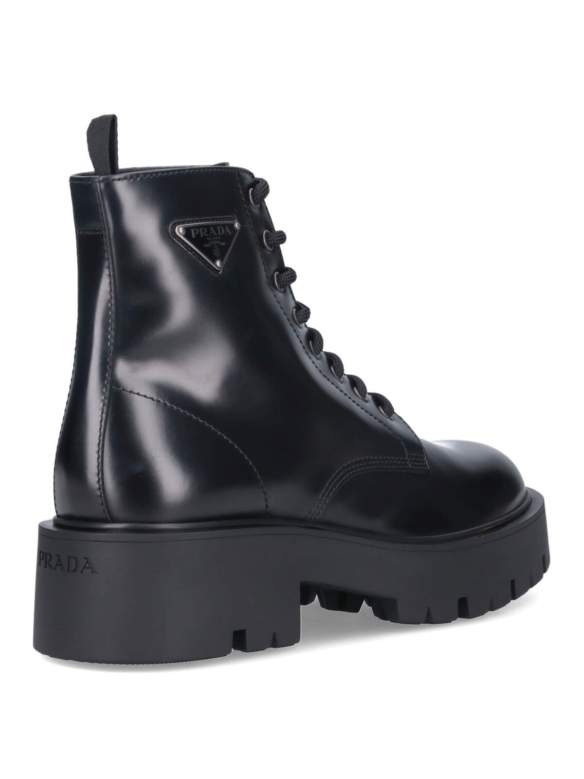 Prada Brushed leather ankle boots available on SUGAR - 165972