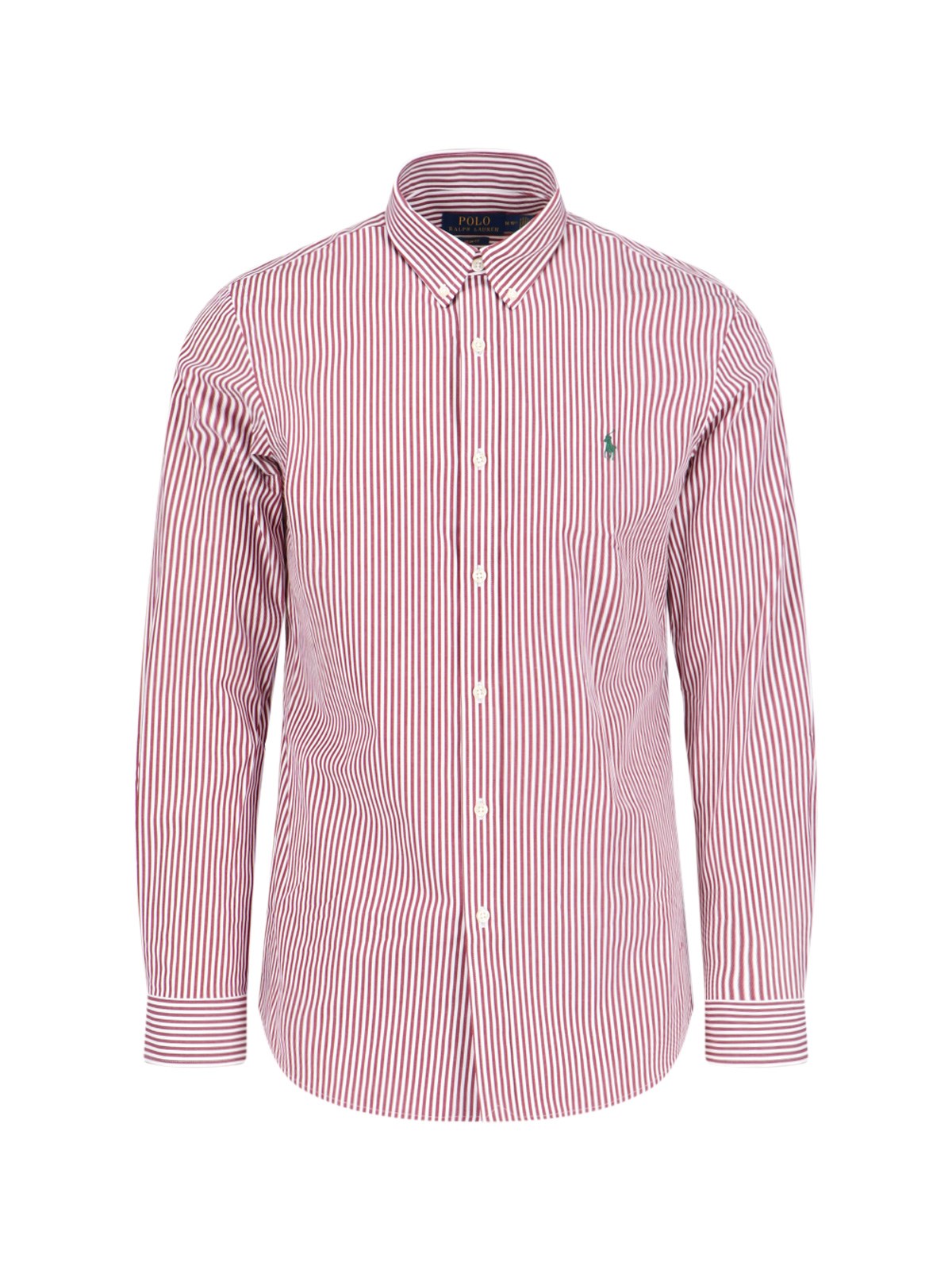 Shop Polo Ralph Lauren 'oxford' Logo Shirt In Red