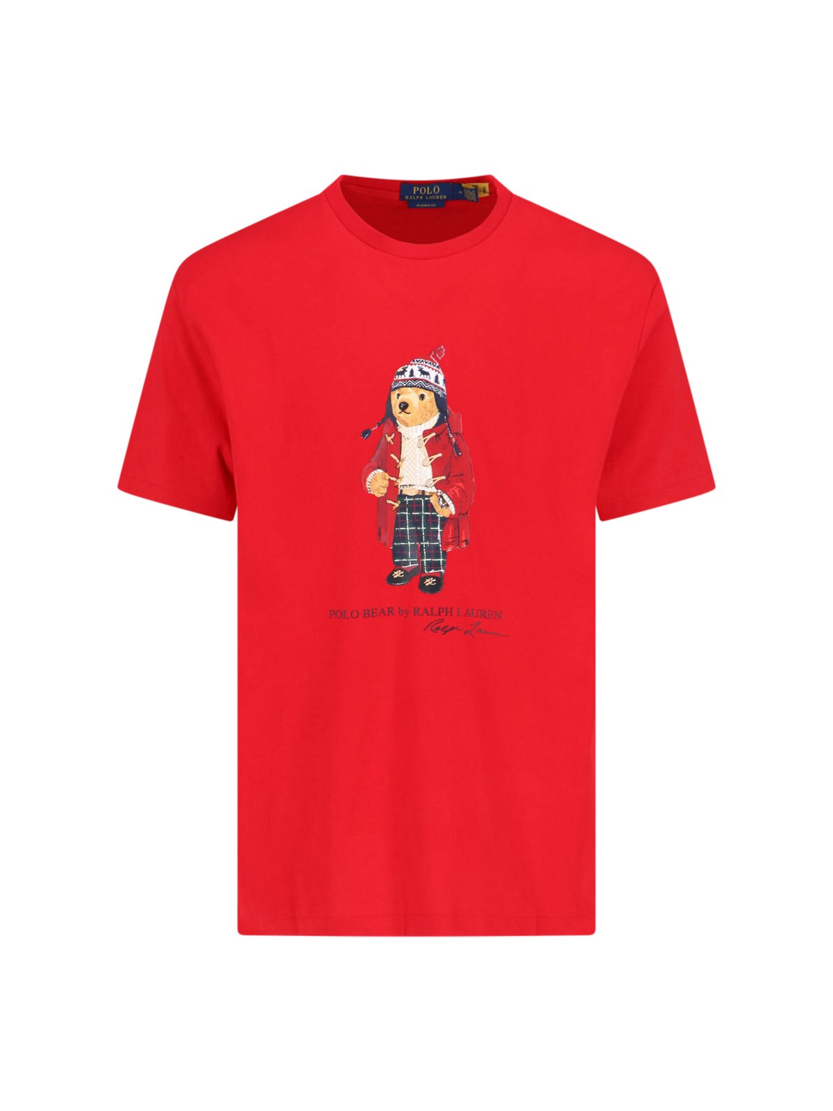 Shop Polo Ralph Lauren 'polo Bear' T-shirt In Red