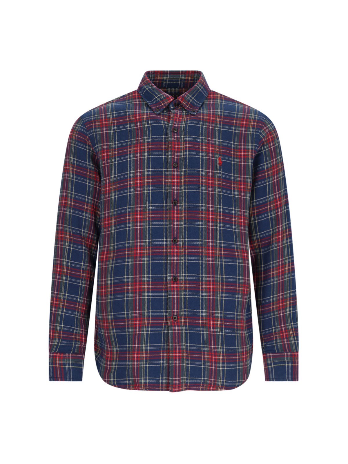 Shop Polo Ralph Lauren Checked Shirt In Blue