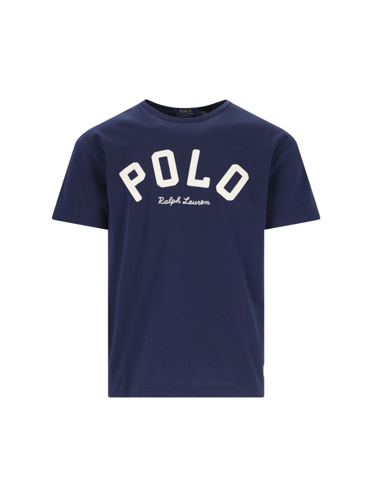 Shop Polo Ralph Lauren Logo T-shirt In Blue