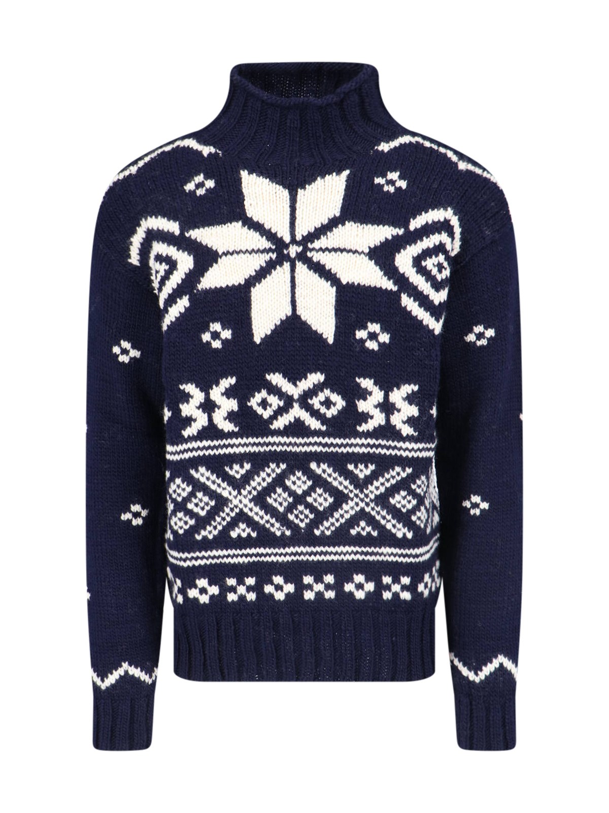 Shop Polo Ralph Lauren 'fair Isle' Sweater In Blue