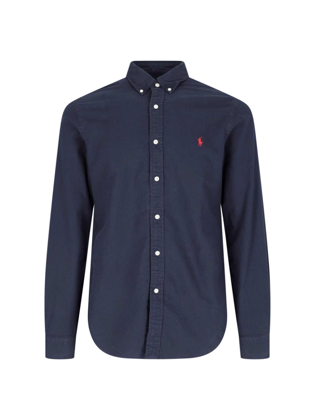 Shop Polo Ralph Lauren Logo Shirt In Blue