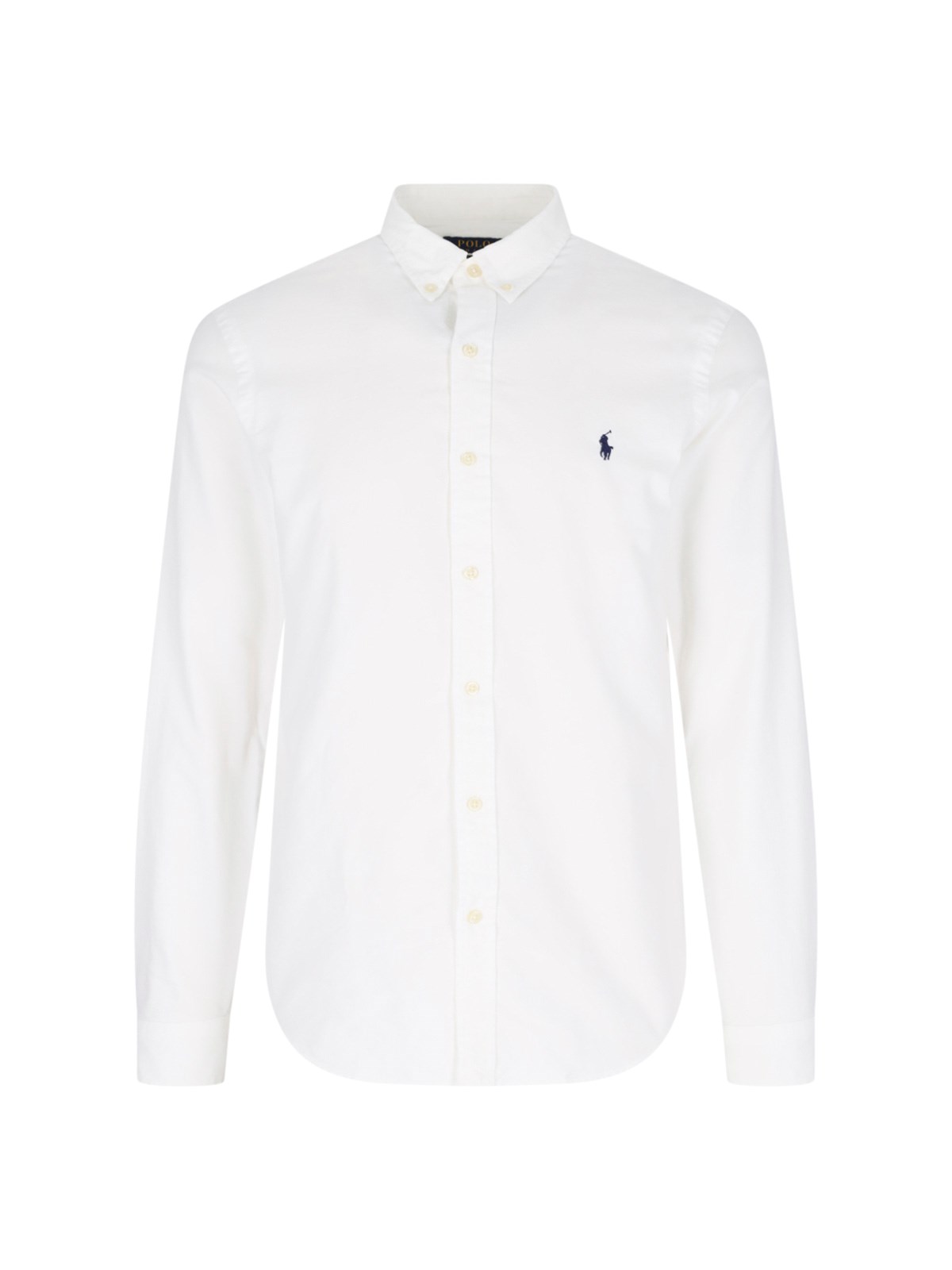 Shop Polo Ralph Lauren Logo Shirt In White