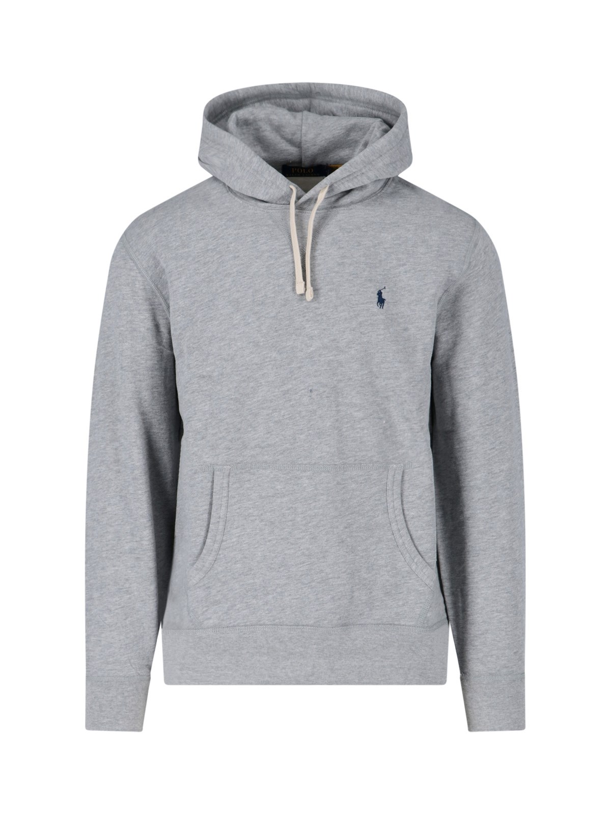 Shop Polo Ralph Lauren Logo Hoodie In White