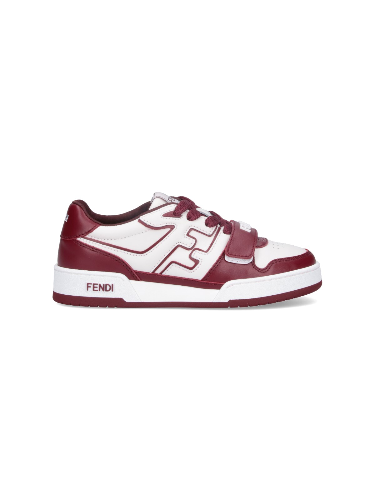 Shop Fendi "match" Low-top Sneakers In Red