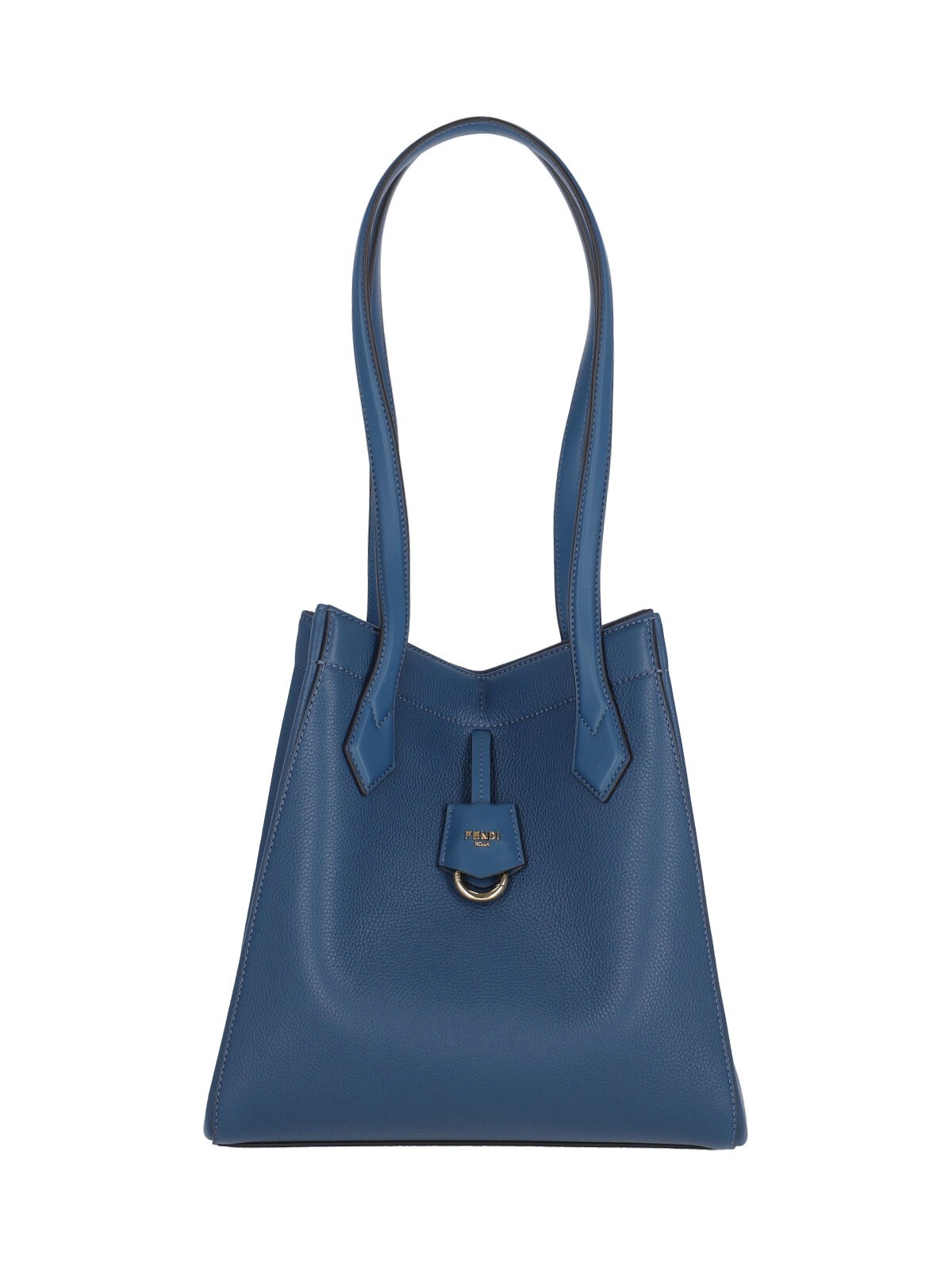 Shop Fendi Medium Shoulder Bag "origami" In Blue