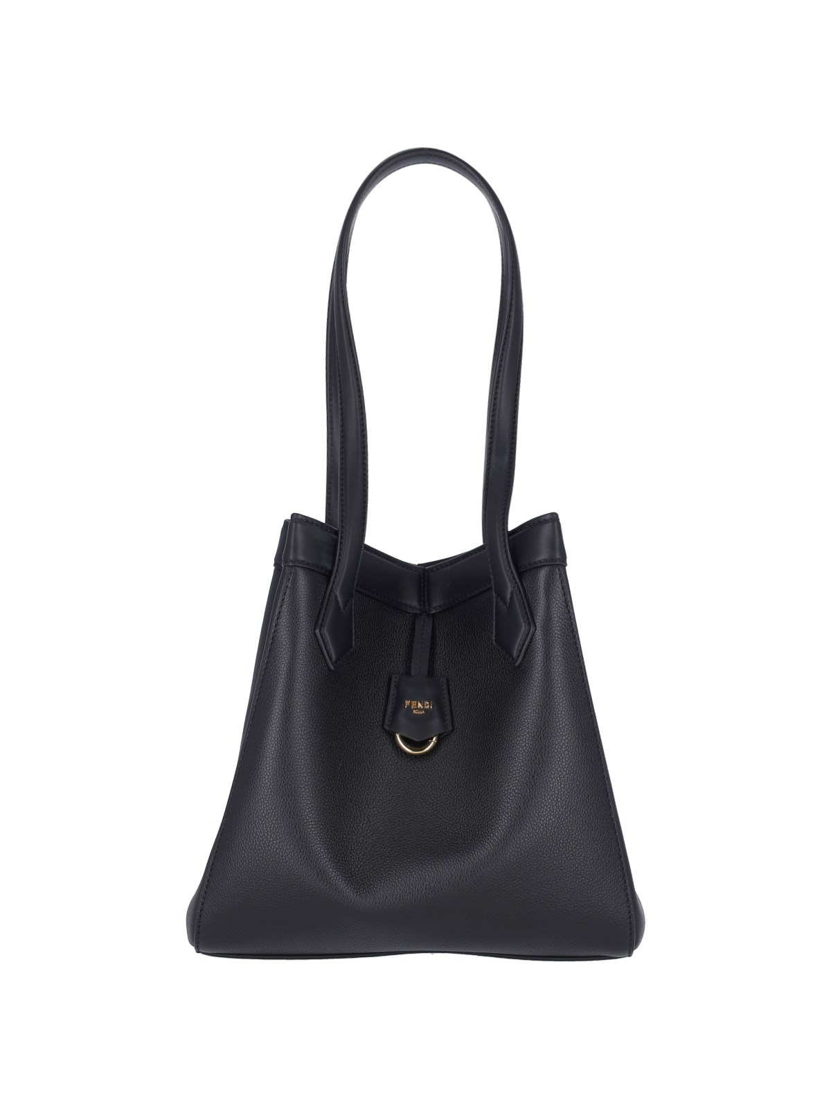 Shop Fendi "origami" Medium Tote Bag In Black  