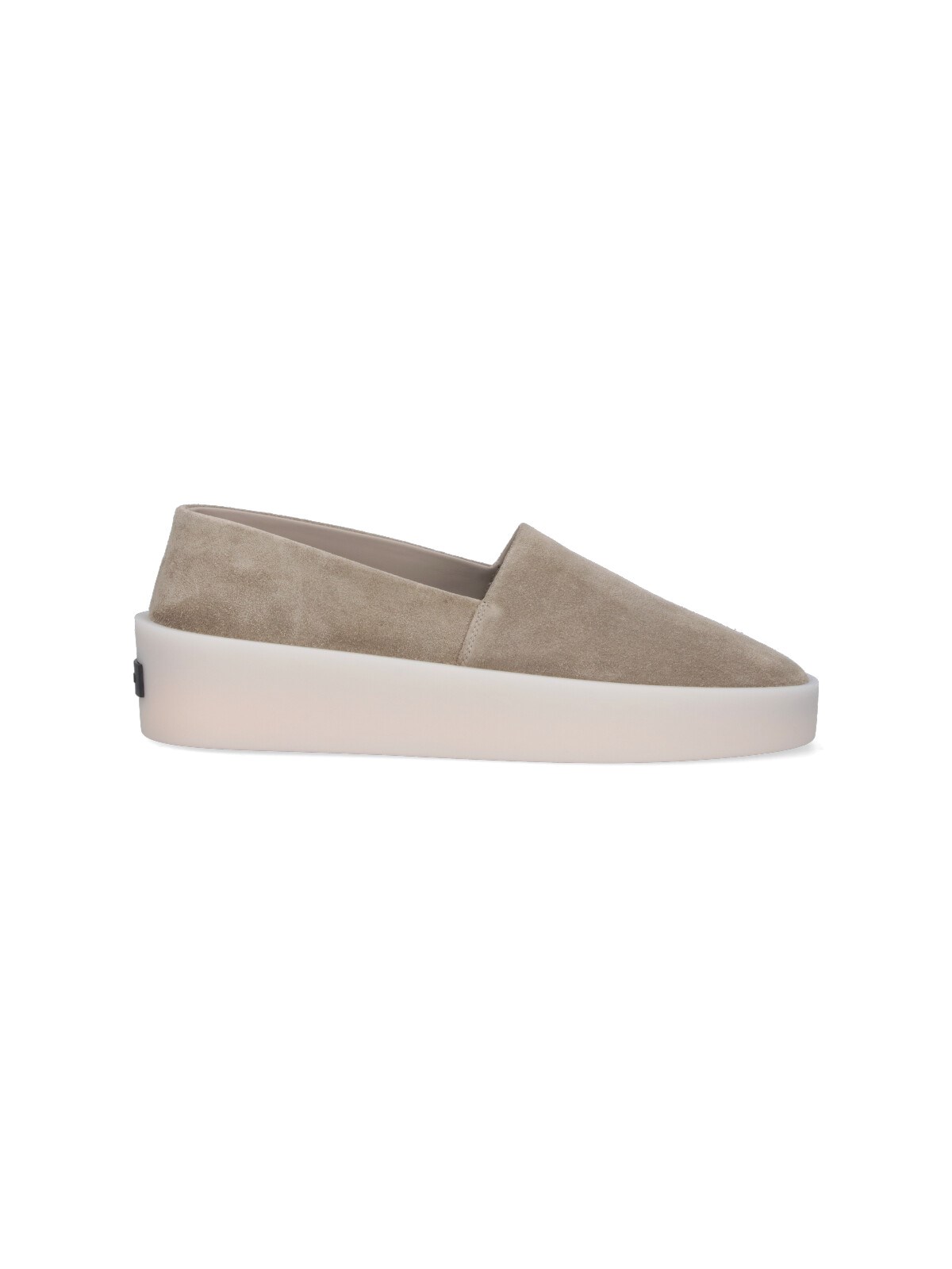 Shop Fear Of God Suede Espadrilles In Taupe