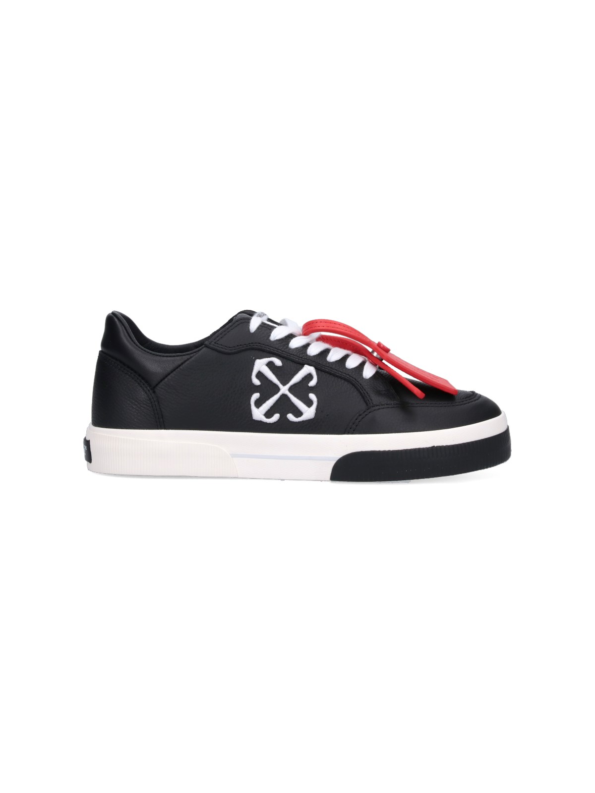 Shop Off-white 'new Vulcanized' Low-top Sneakers In Black  