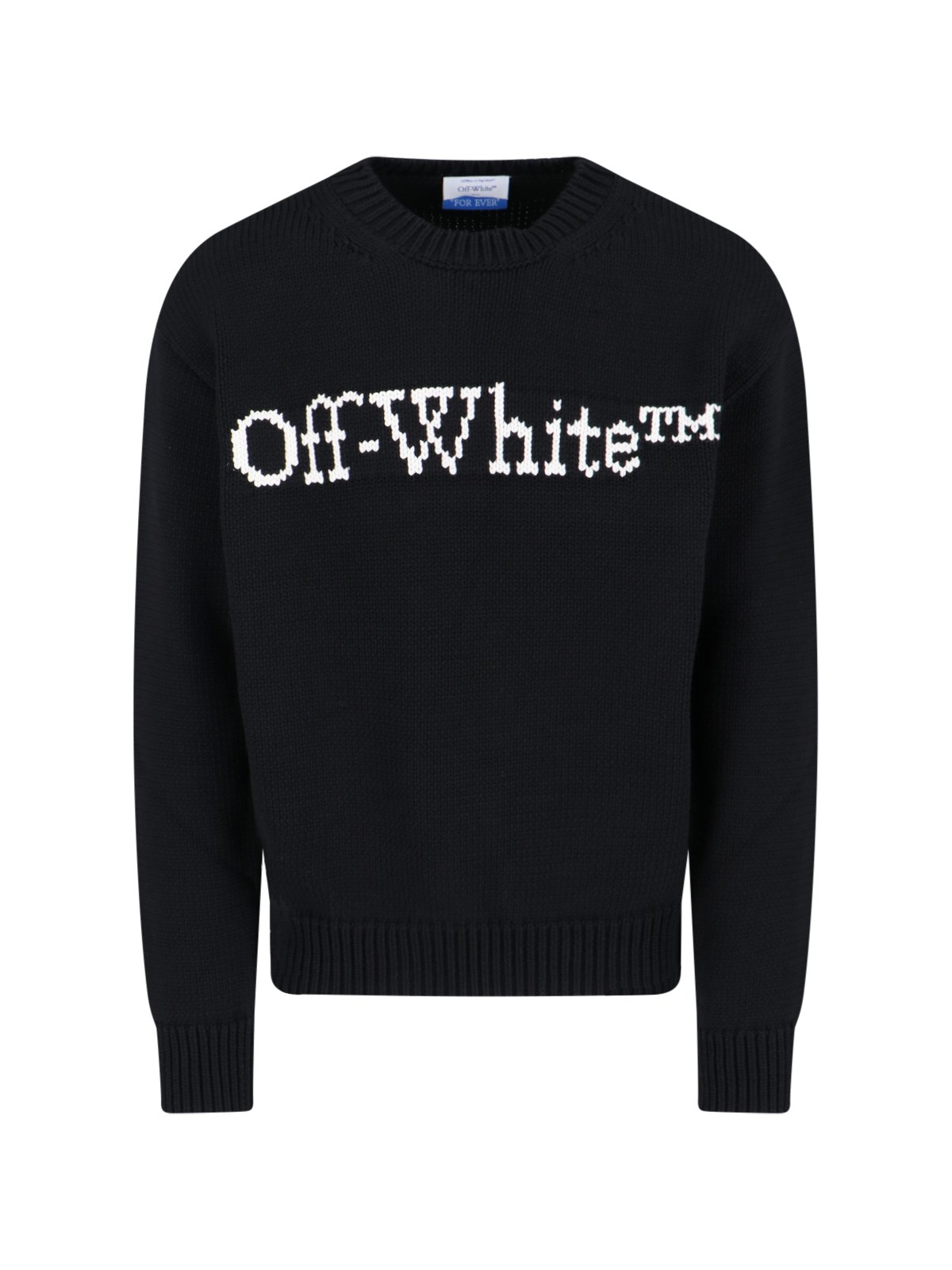 Shop Off-white Logo Sweater In Black  