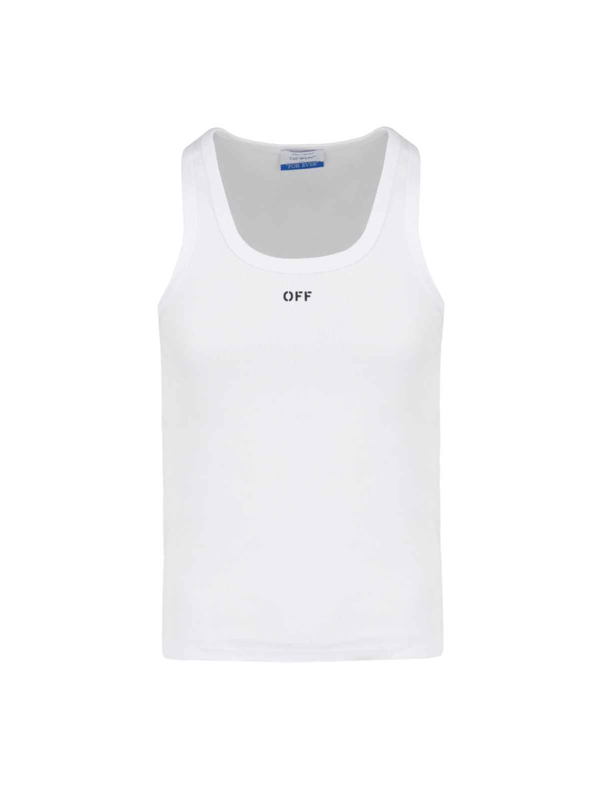 Shop Off-white Logo Tank Top In White