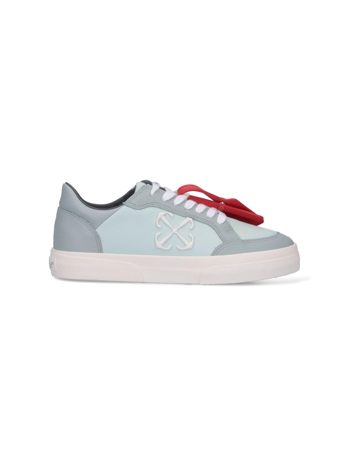 Shop Off-white "new Vulcanized" Sneakers In Gray