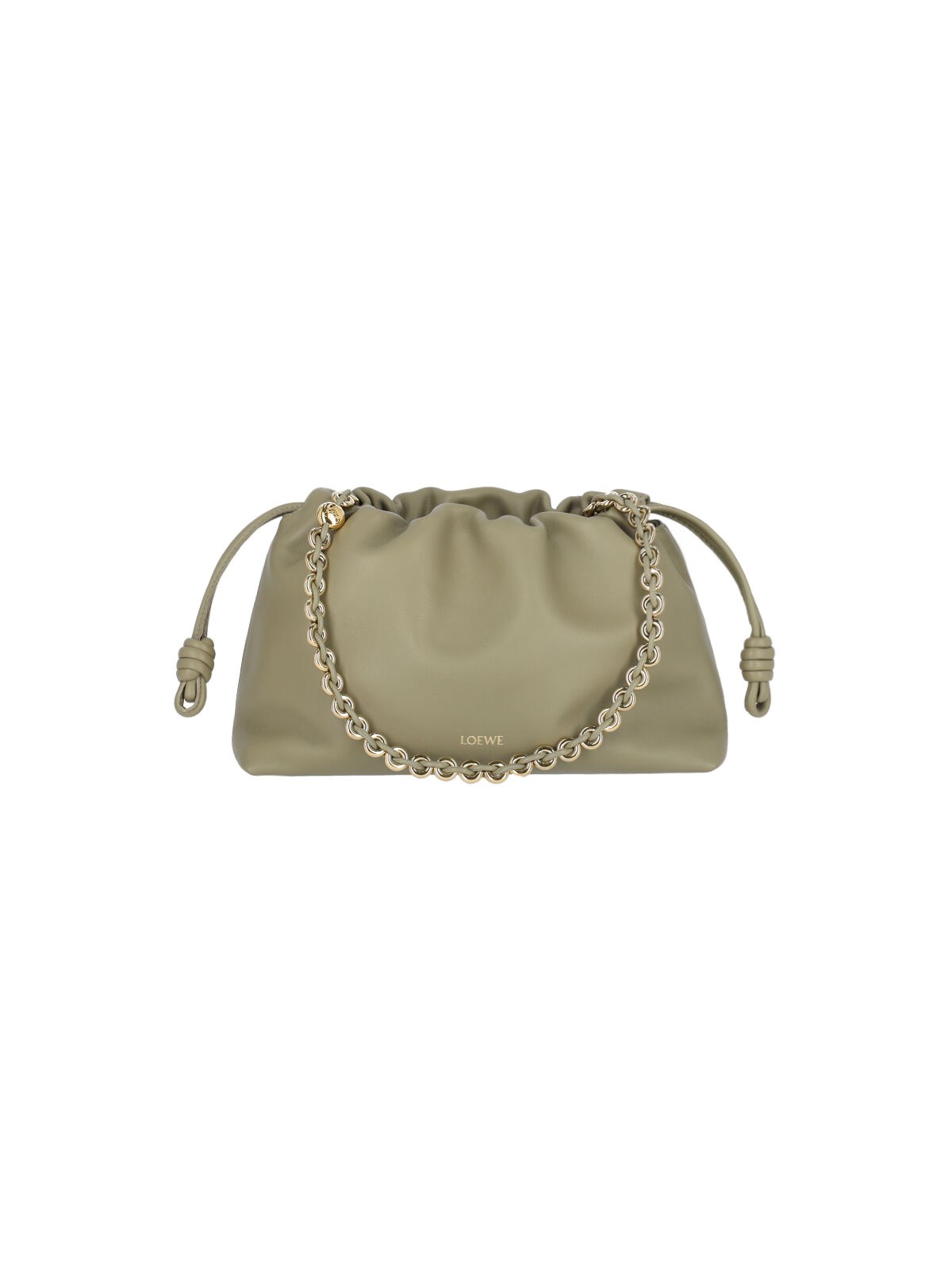 Loewe "flamenco Purse" Medium Crossbody Bag In Green