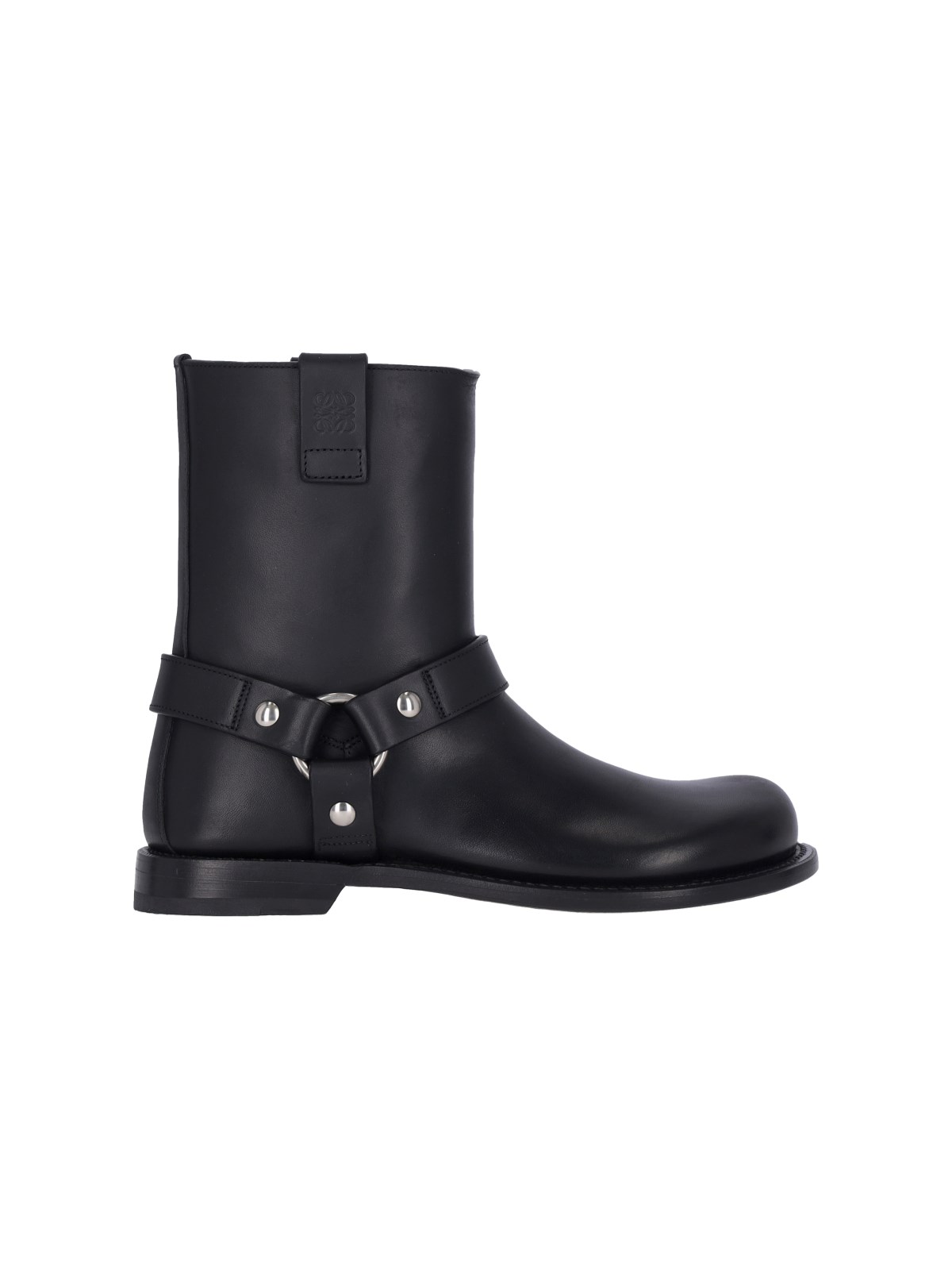 Shop Loewe 'campo' Biker Boots In Black  