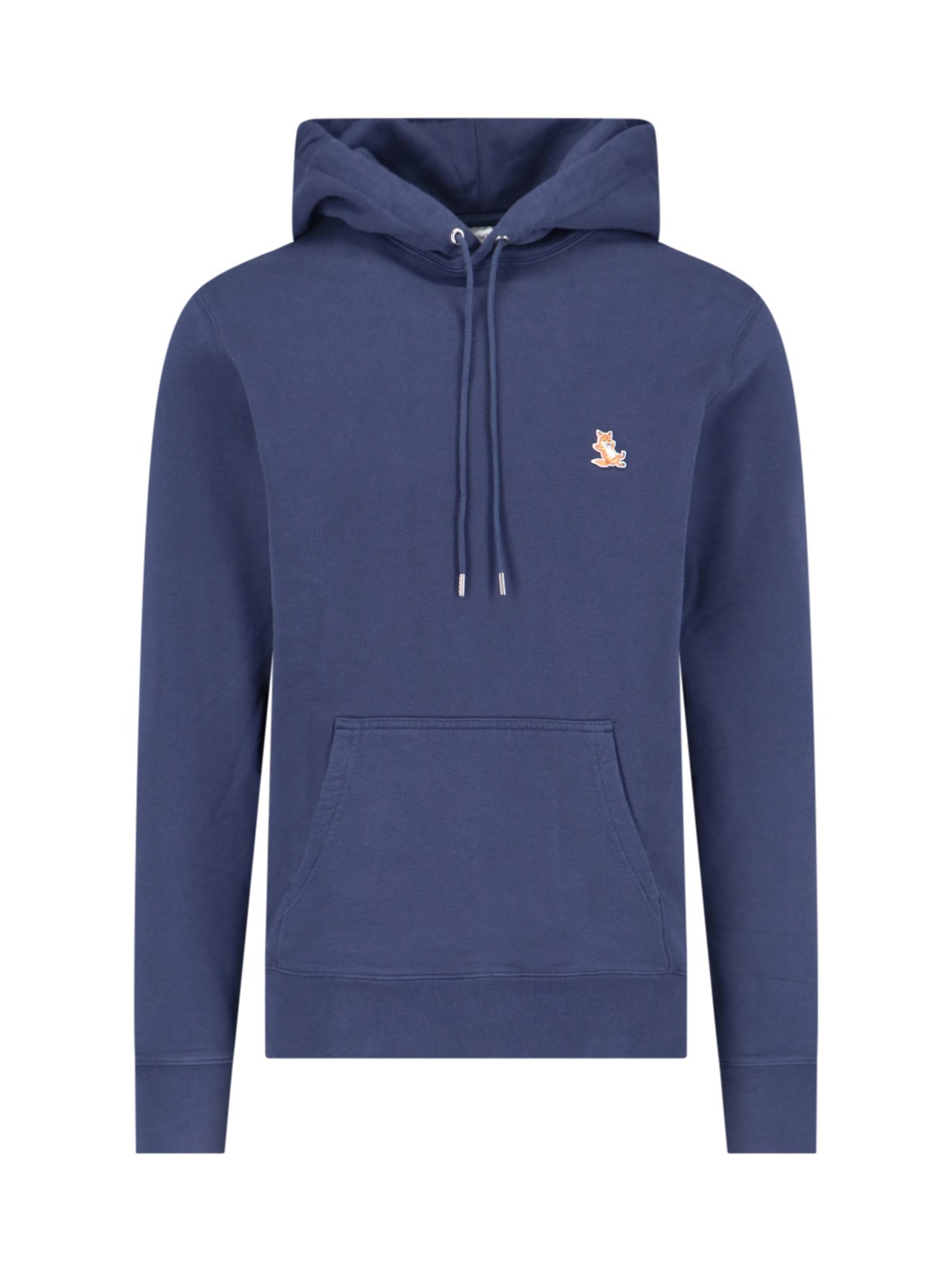 Shop Maison Kitsuné "chillax" Hoodie In Blue