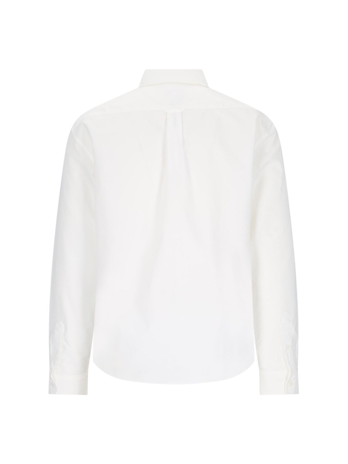 Maison Kitsuné 'mini Fox Head' Shirt In White