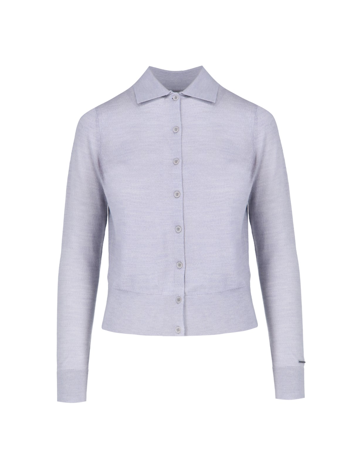 Shop Calvin Klein Wool Shirt In Gray