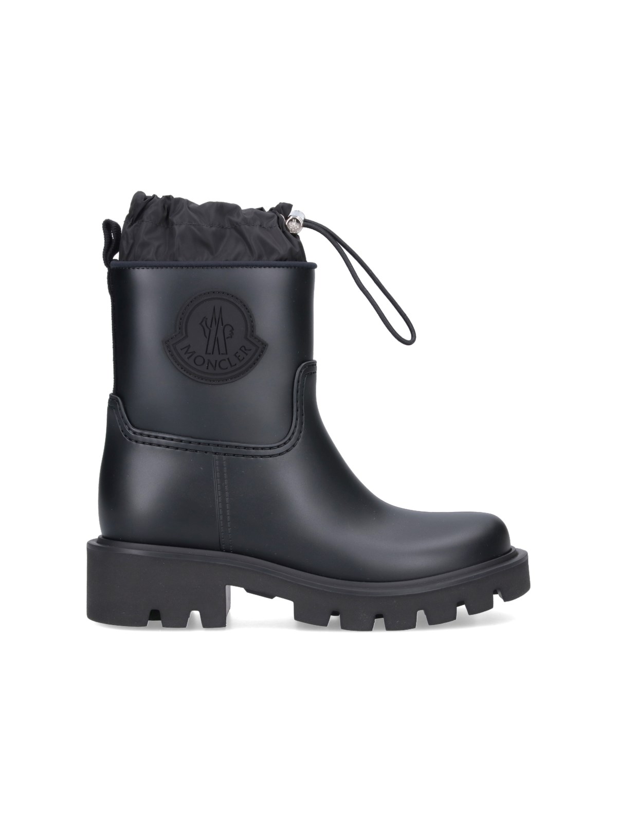 Shop Moncler 'kickstream' Wellies In Black  