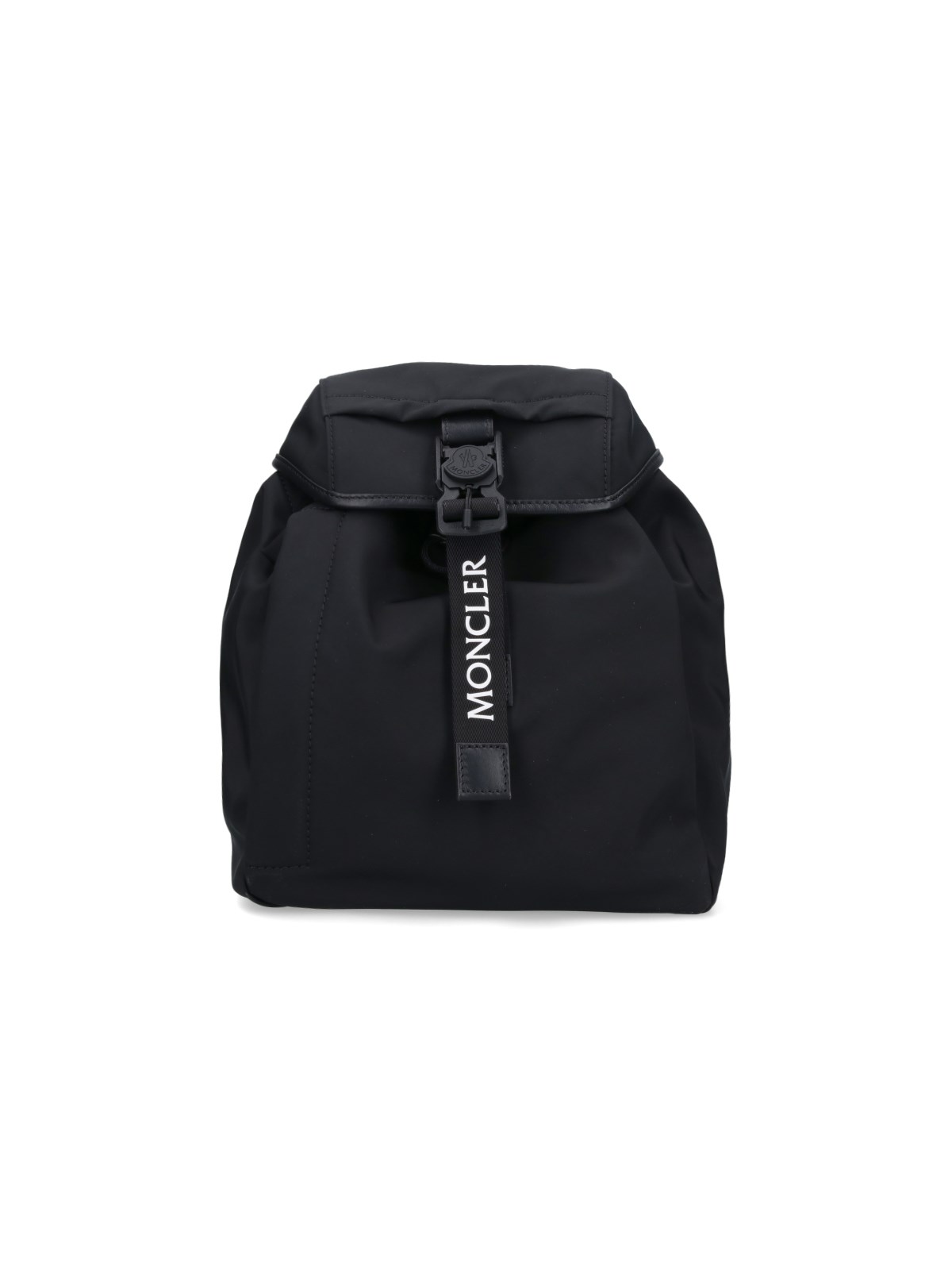 Shop Moncler "trick" Logo Backpack In Black  