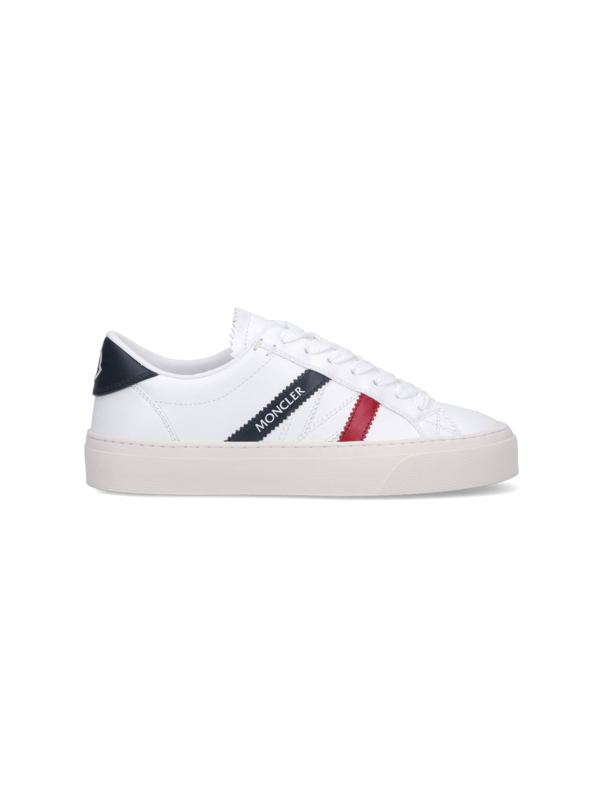 Shop Moncler 'monaco M' Low-top Sneakers In White