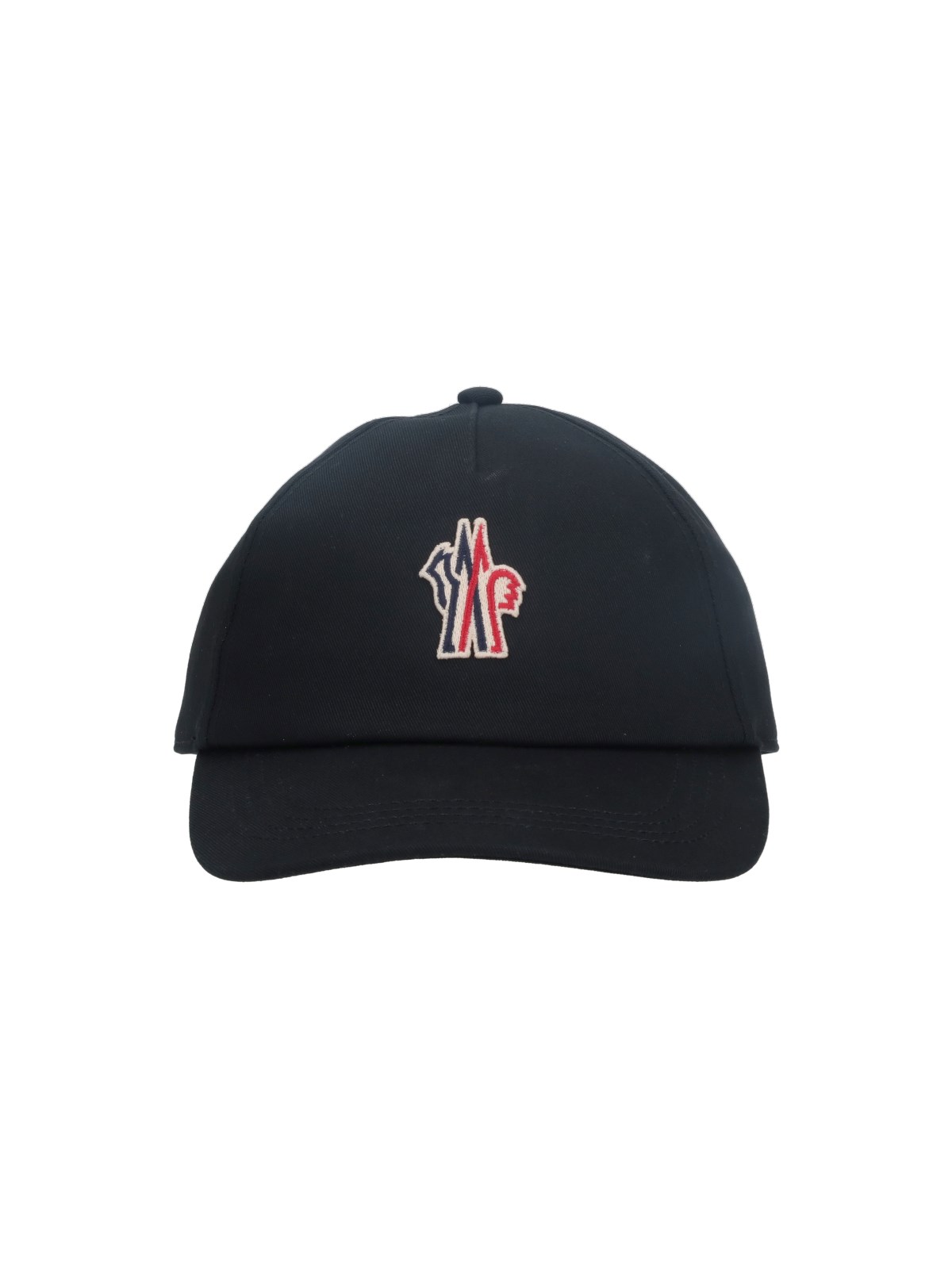 Shop Moncler Logo Baseball Cap In Black  