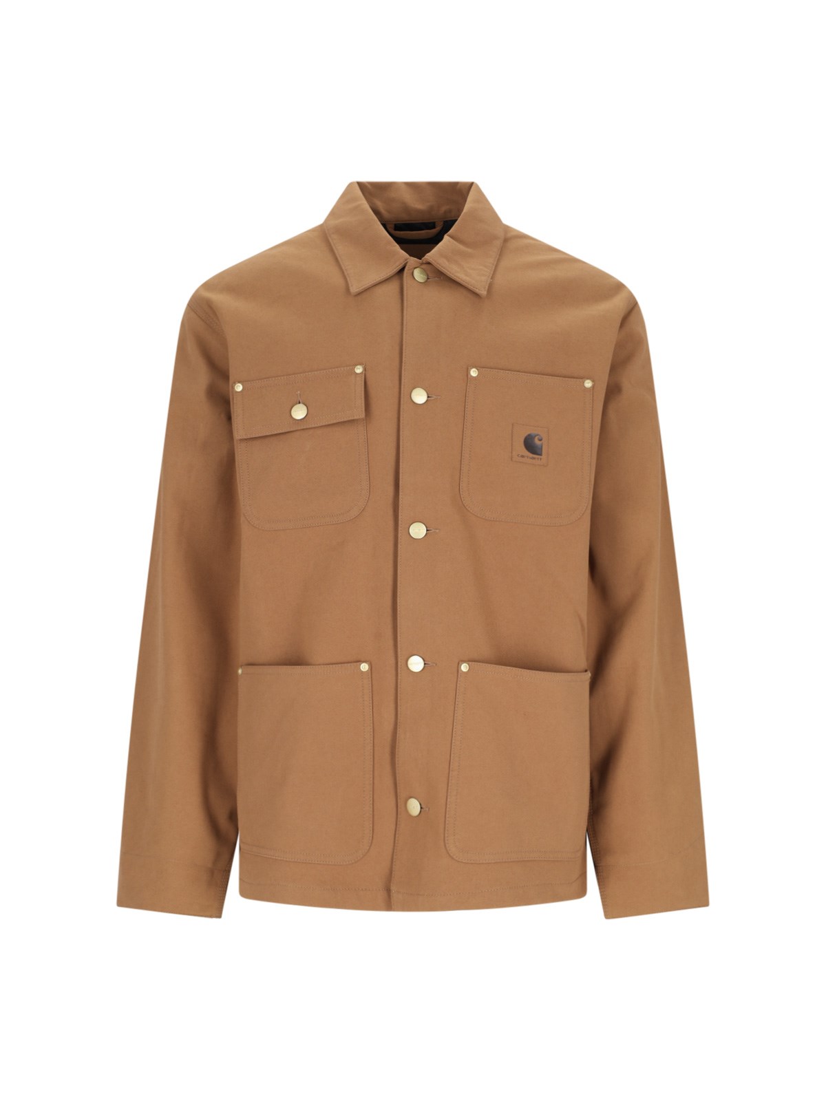 Shop Carhartt 'michigan' Jacket In Brown