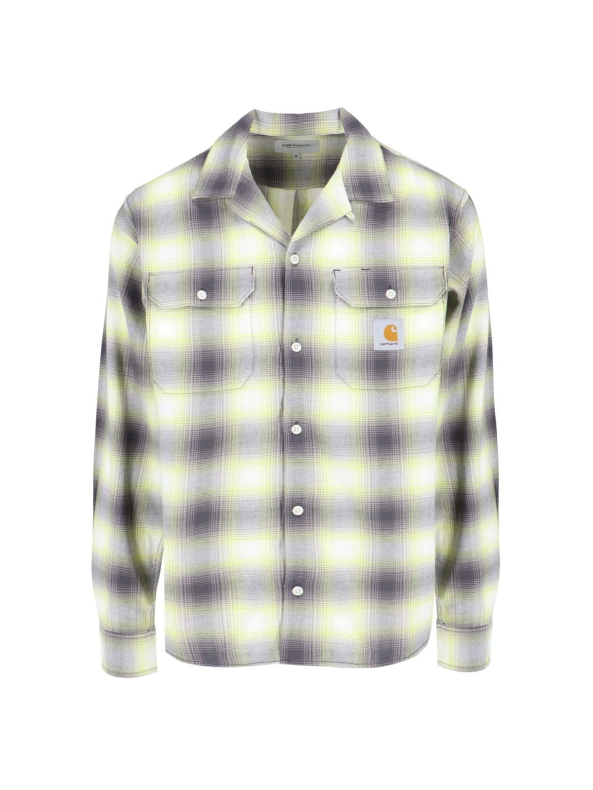 Shop Carhartt Shirt L/s "blanchard" In Yellow