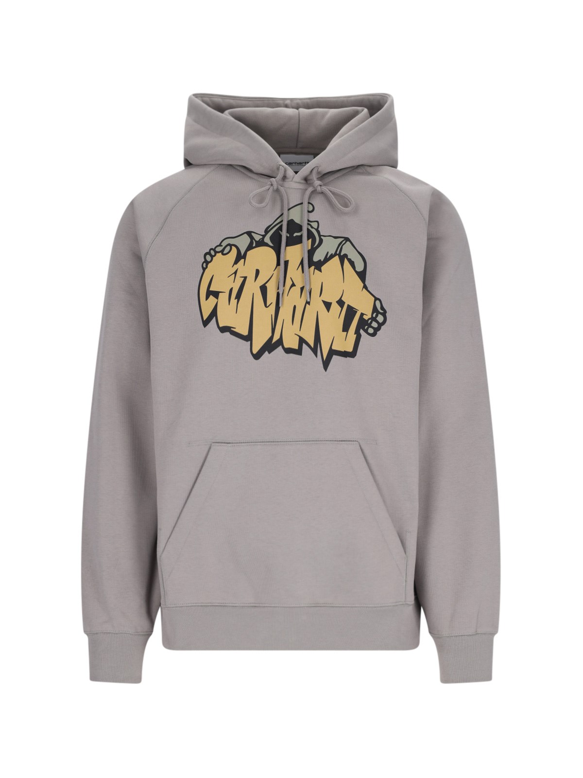 Shop Carhartt "yute" Hoodie In Gray