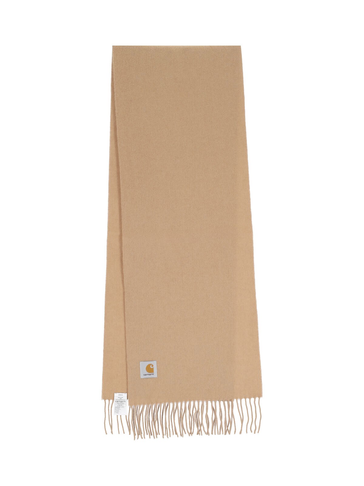 Shop Carhartt Logo Scarf In Brown