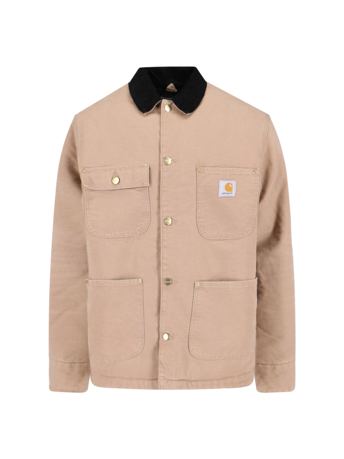 Shop Carhartt 'og Chore' Jacket In Beige