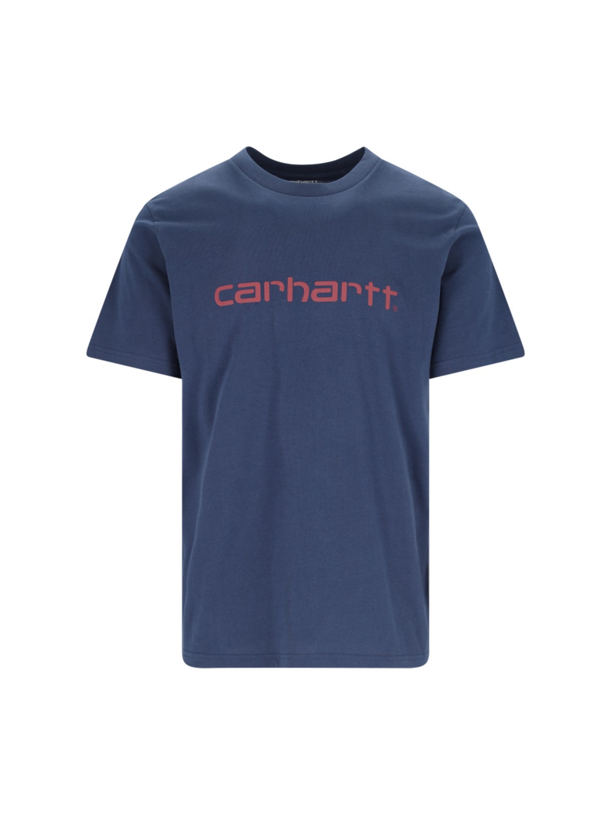 Shop Carhartt 's/s Script' T-shirt In Blue