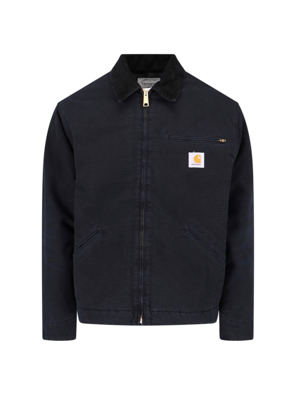 Shop Carhartt 'og Detroit' Zip Jacket In Black  