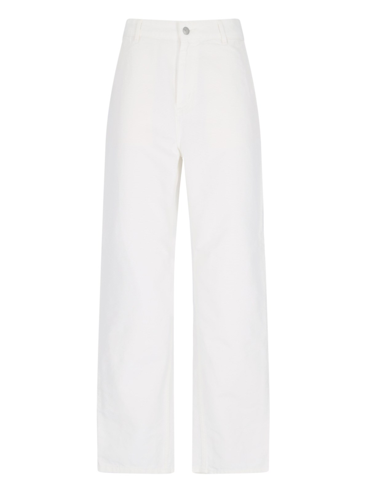 Shop Carhartt 'pierce' Straight Pants In White