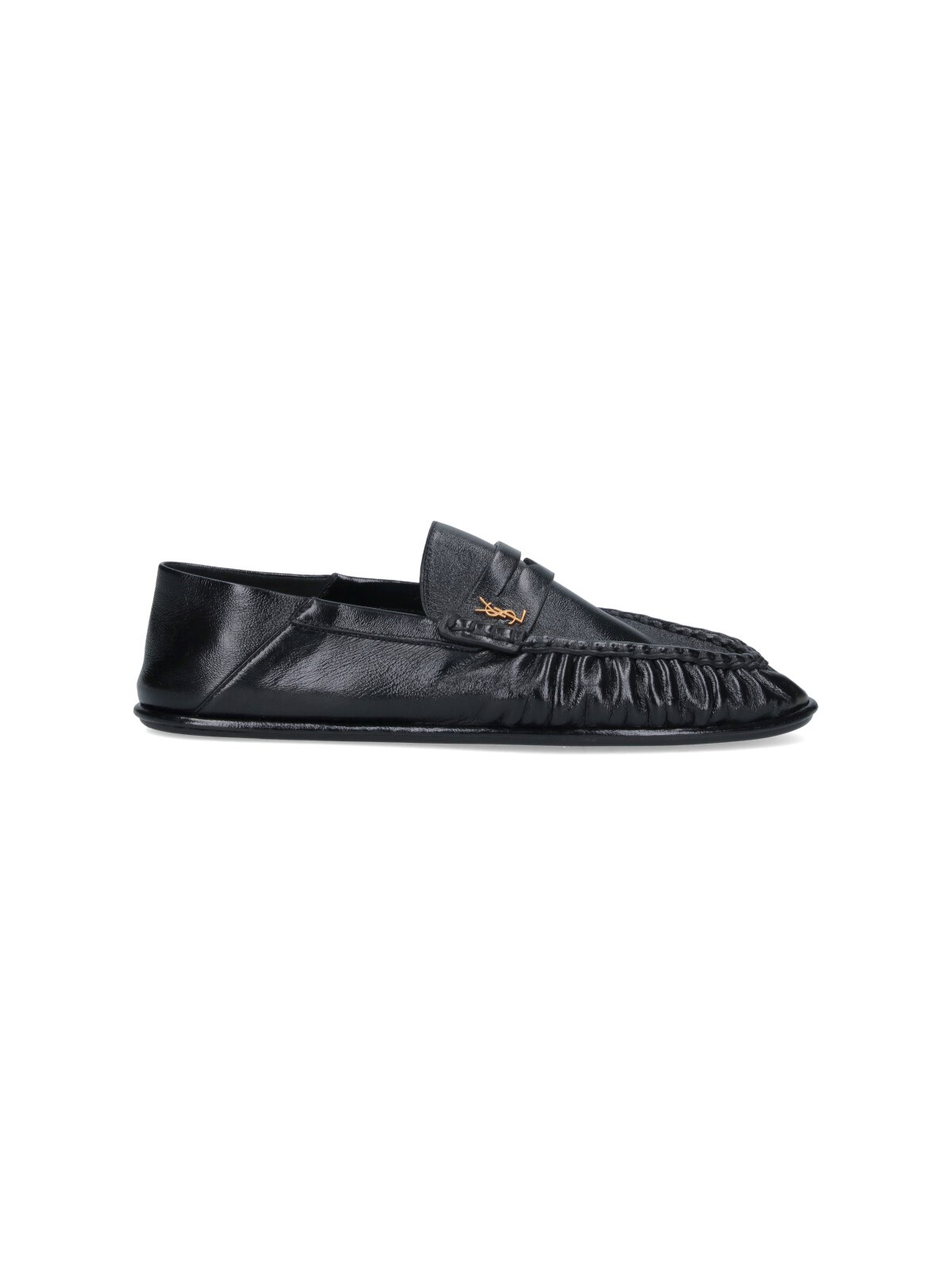 Shop Saint Laurent 'le Loafer' Loafers In Black  