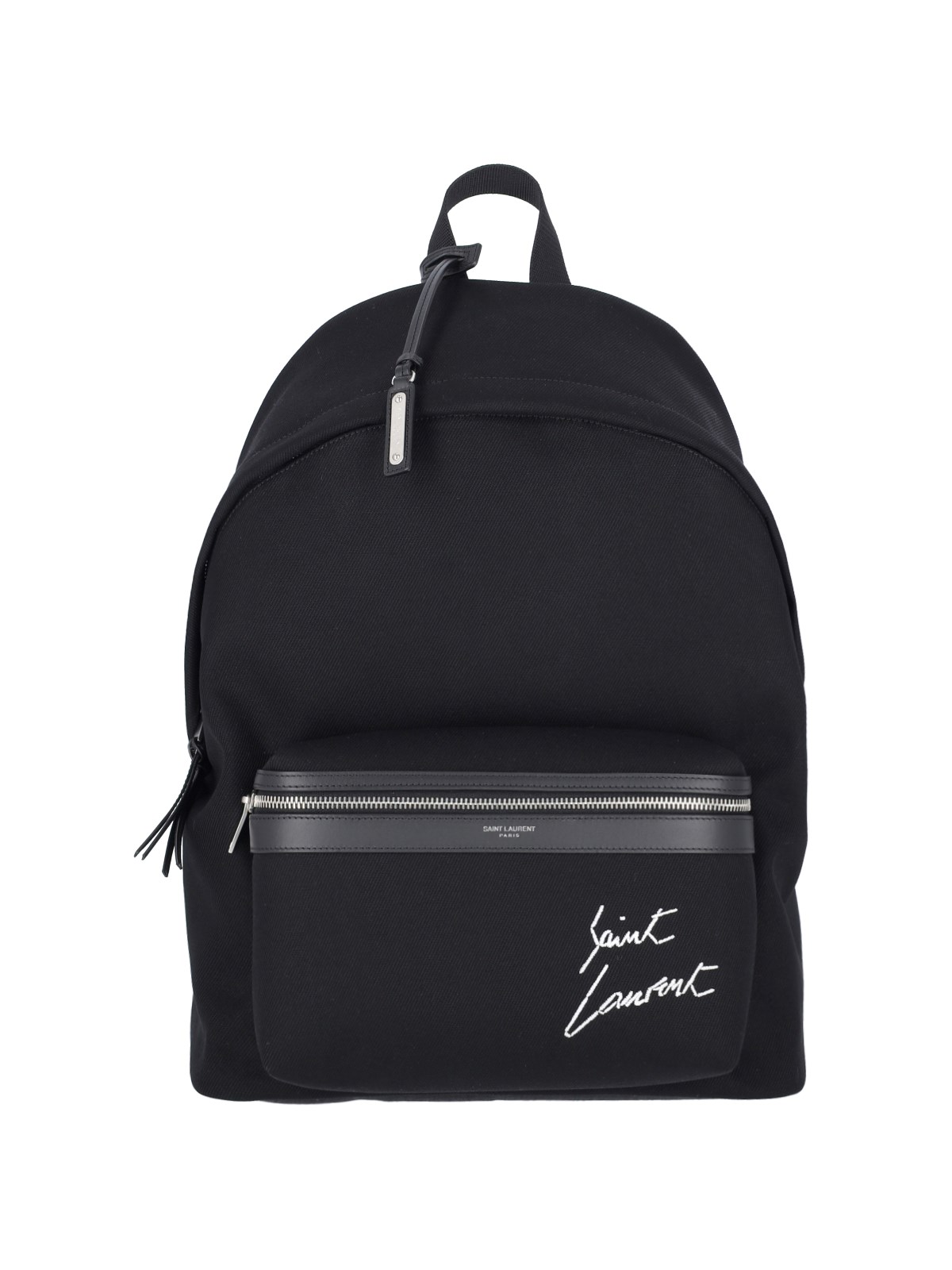 Shop Saint Laurent "city" Backpack In Black  