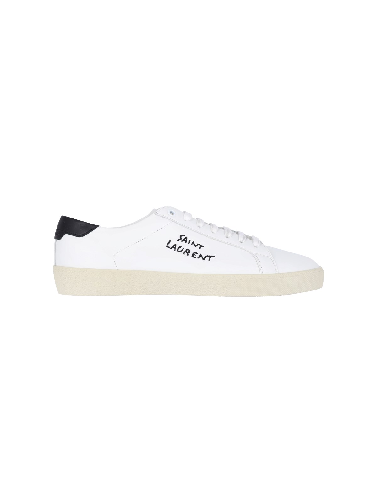 Shop Saint Laurent ‘court Sl/06' Low-top Sneakers In White