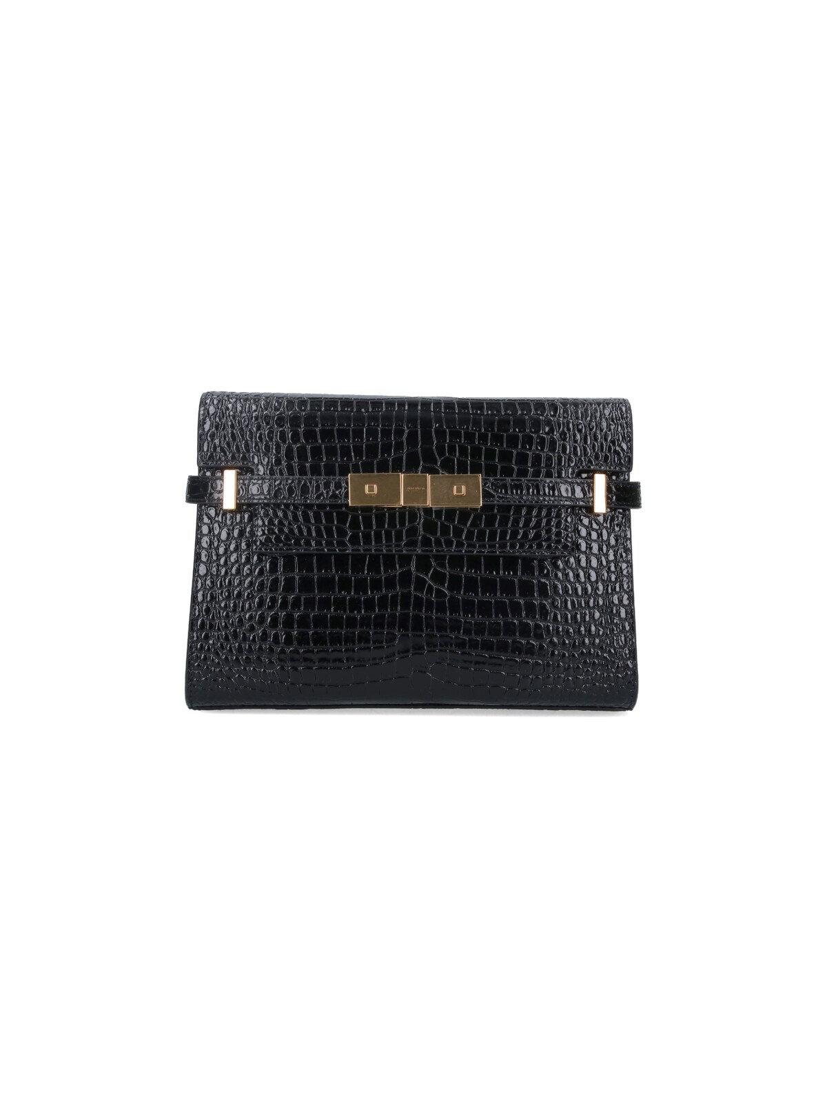 Shop Saint Laurent 'manhattan' Small Shoulder Bag In Black  