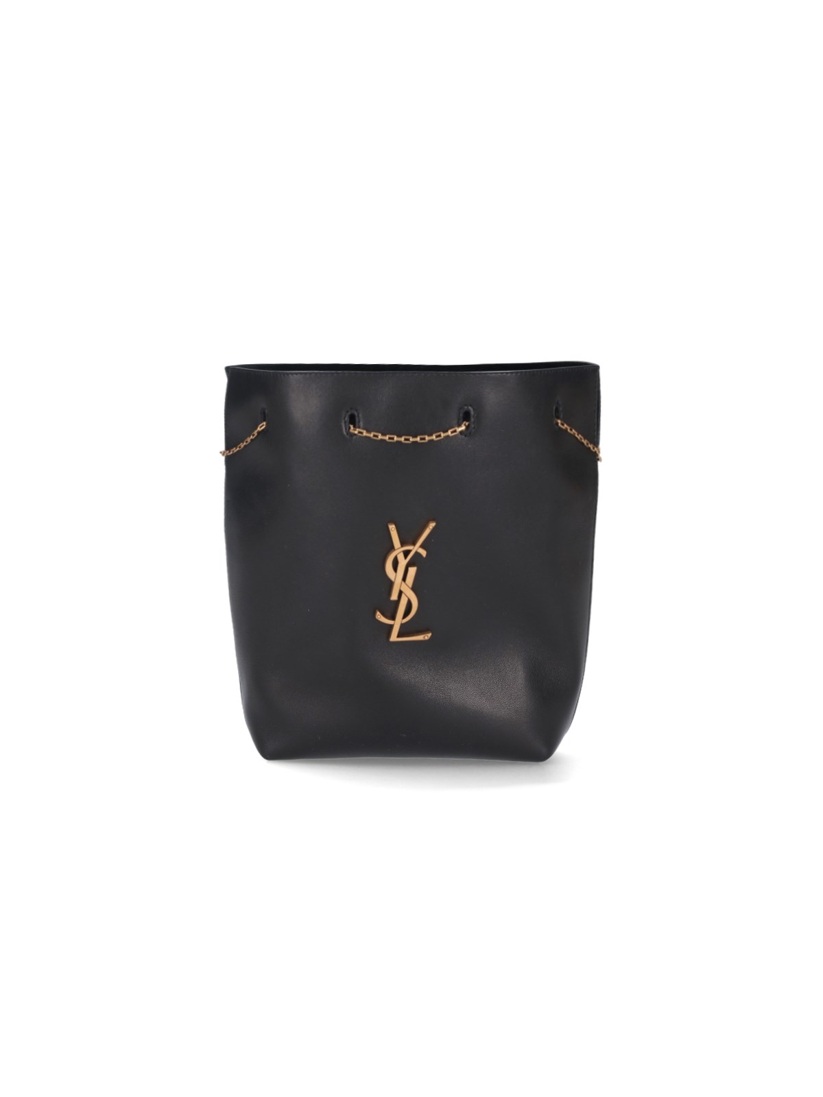 Saint Laurent 'pochon' Shoulder Bag In Black  