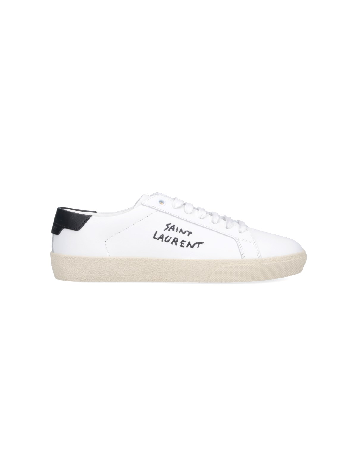 Shop Saint Laurent "court Sl/06" Sneakers In White