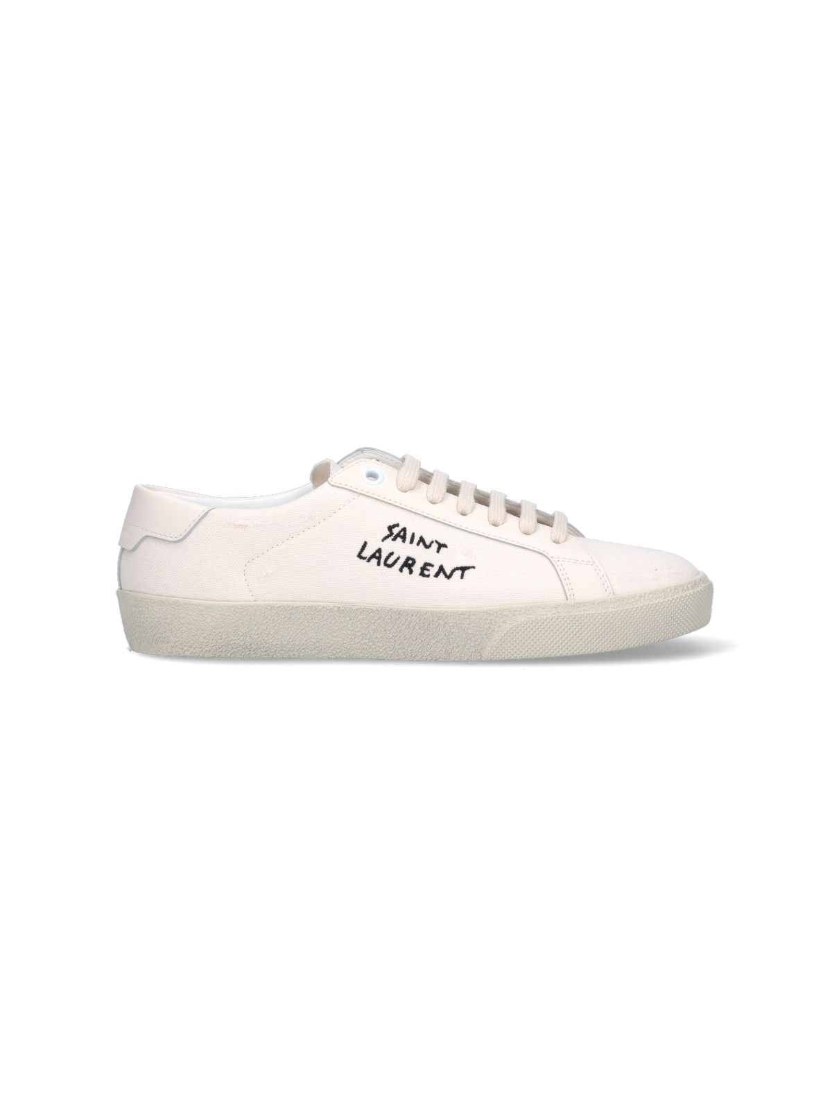 Shop Saint Laurent 'court Sl/06' Sneakers In Cream