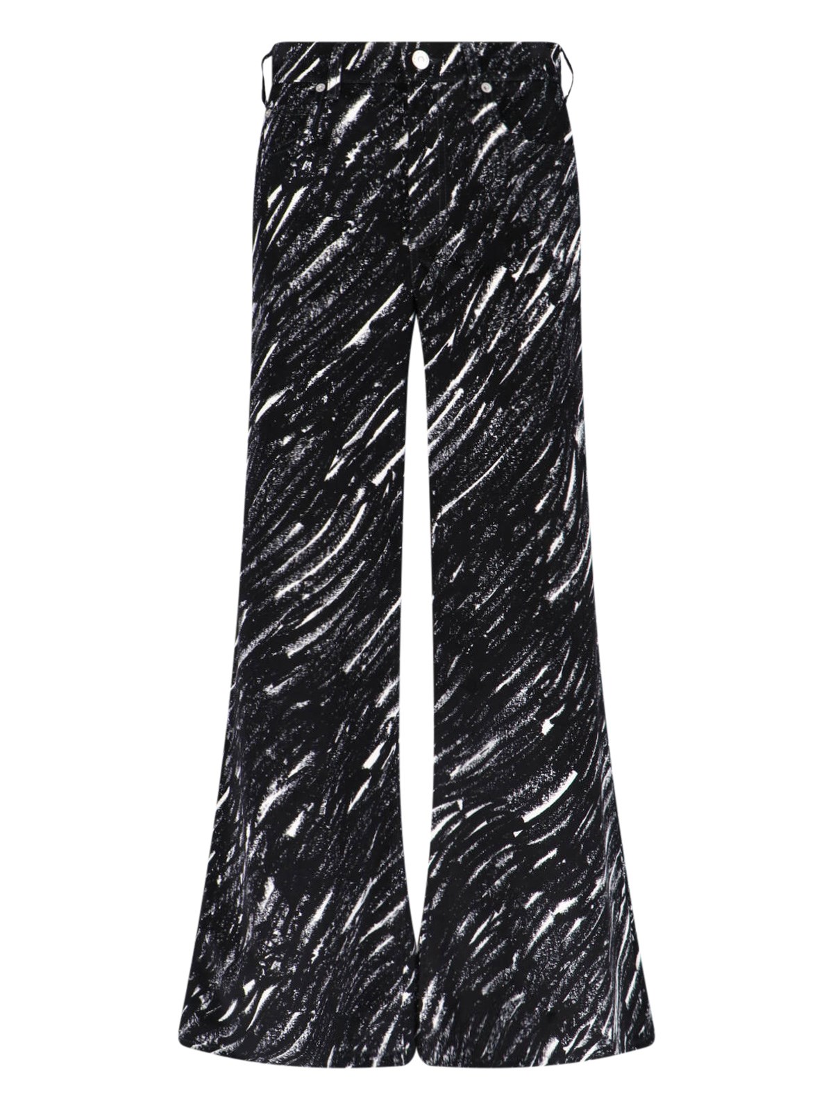 Shop Marni Bootcut Pants In Black  