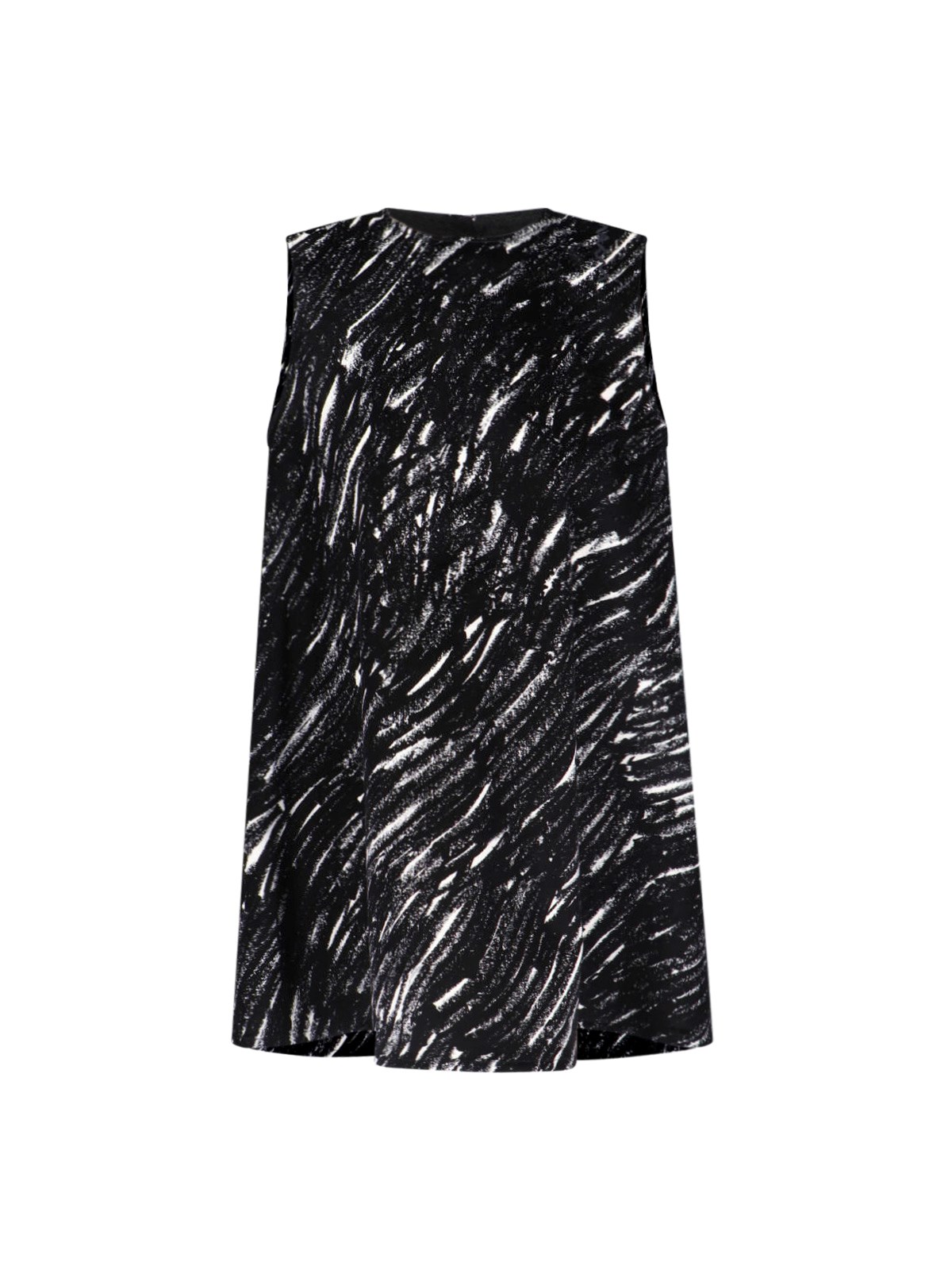 Shop Marni Flared Mini Dress In Black  